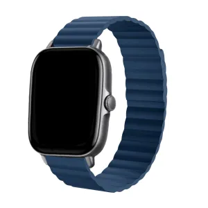Premium Quality Xiaomi Amazfit GTS Magnetic Silicone Strap (Blue)  Going Fast!
