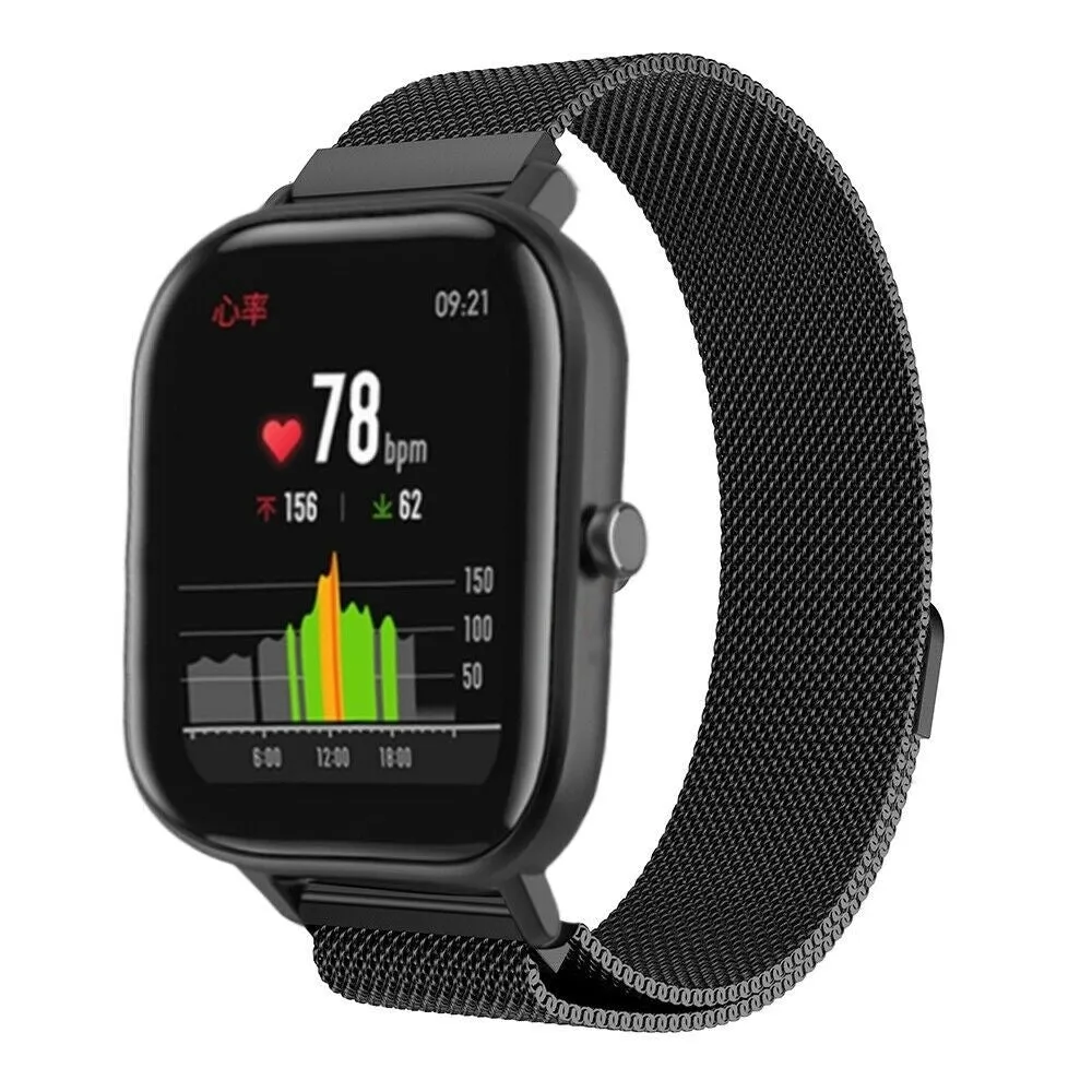 Premium Quality Xiaomi Amazfit GTS Milanese Strap (Black)  Limited Availability!
