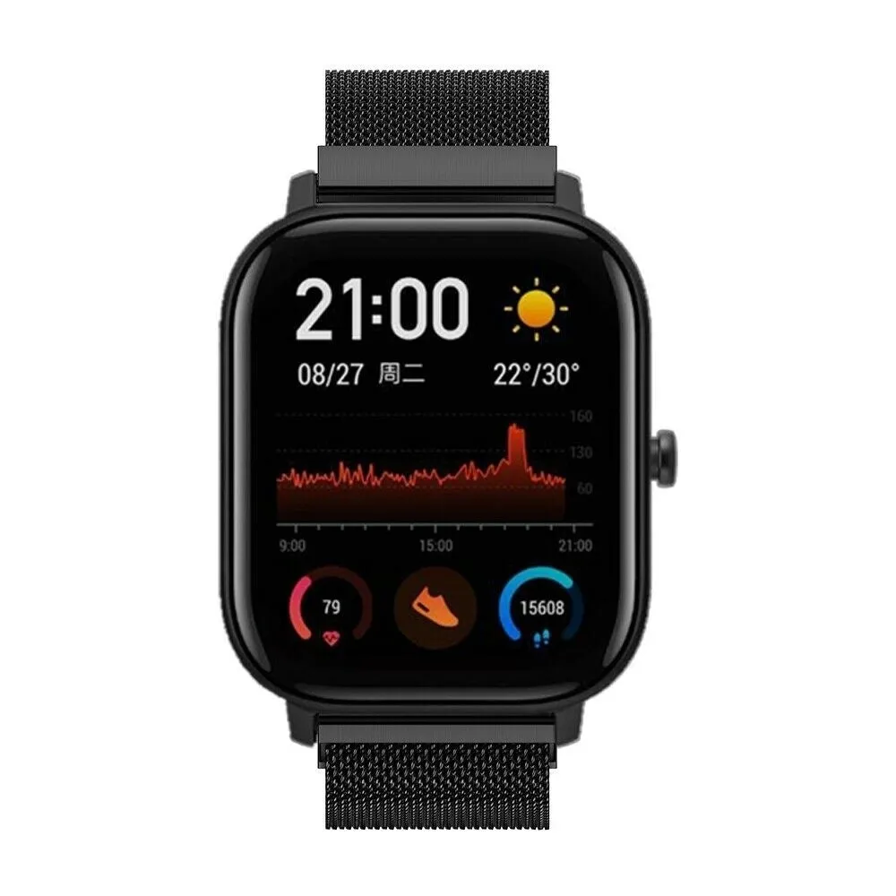 Premium Quality Xiaomi Amazfit GTS Milanese Strap (Black)  Limited Availability!