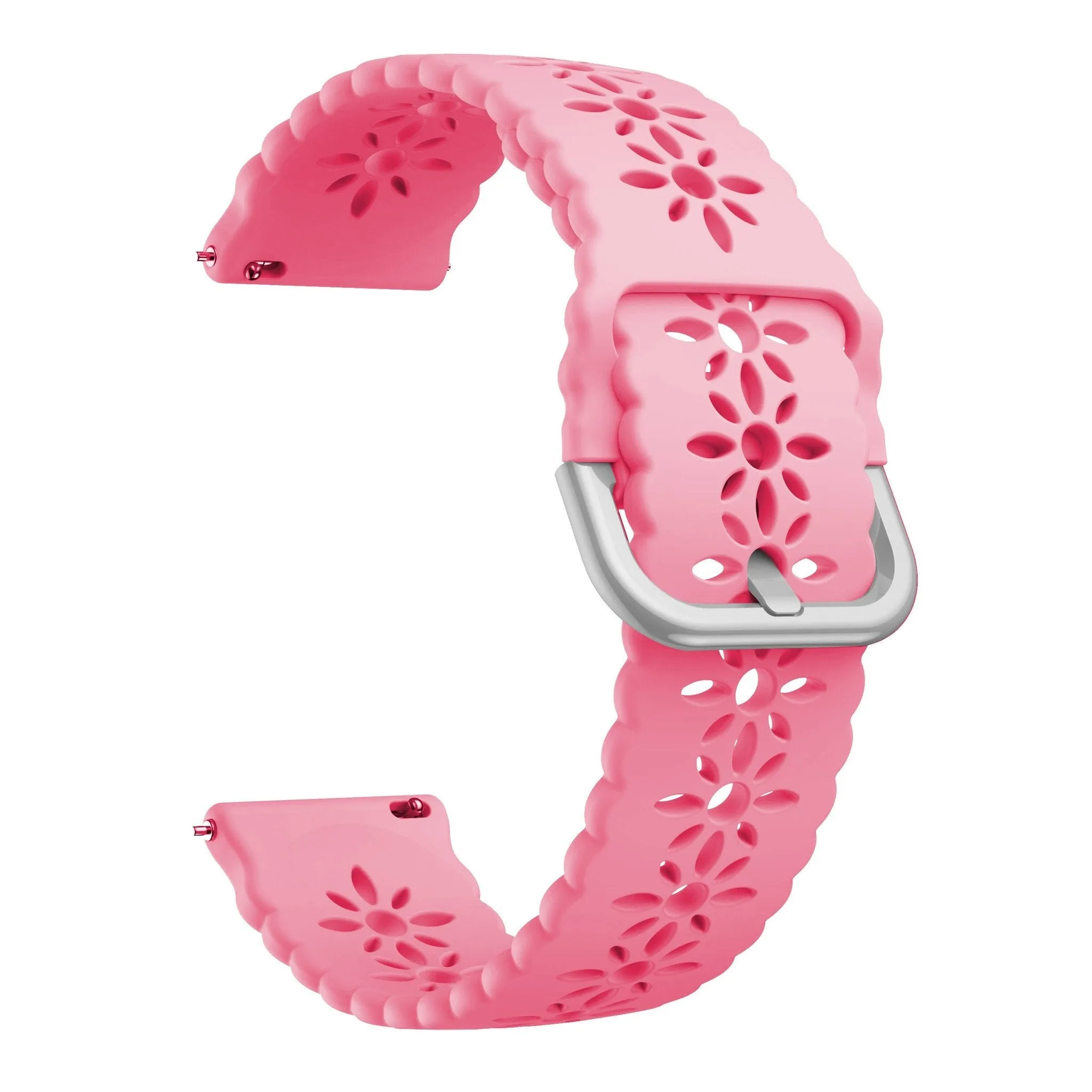 Premium Quality Xiaomi Amazfit GTS Silicone Strap Patterned (Bright Pink)  Almost Sold Out!