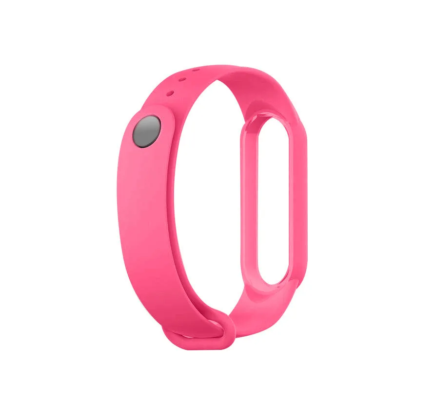 Premium Quality Xiaomi Mi Band 6 Silicone Strap (Bright Pink)  Ends Soon!