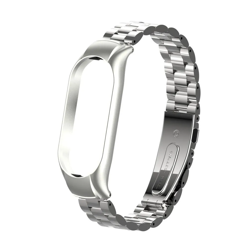 Premium Quality Xiaomi Mi Band 7 Steel Strap (Silver)  Today Only!