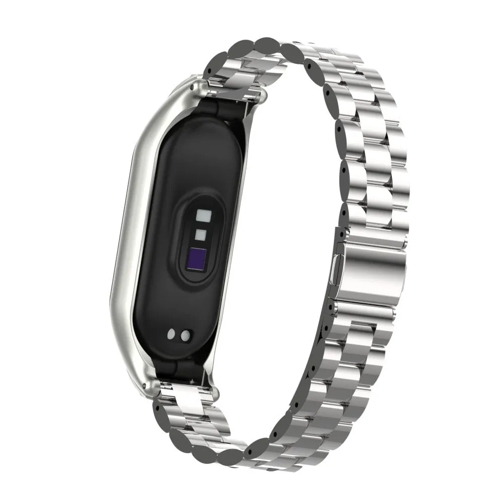 Premium Quality Xiaomi Mi Band 7 Steel Strap (Silver)  Today Only!