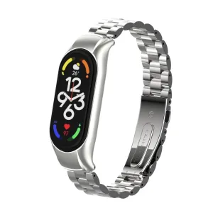 Premium Quality Xiaomi Mi Band 7 Steel Strap (Silver)  Today Only!