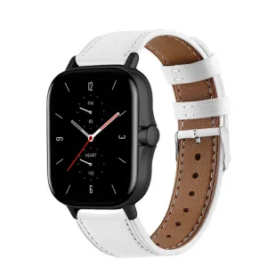 Selling Fast Amazfit GTS 2 Leather Strap (White)  Limited Availability!