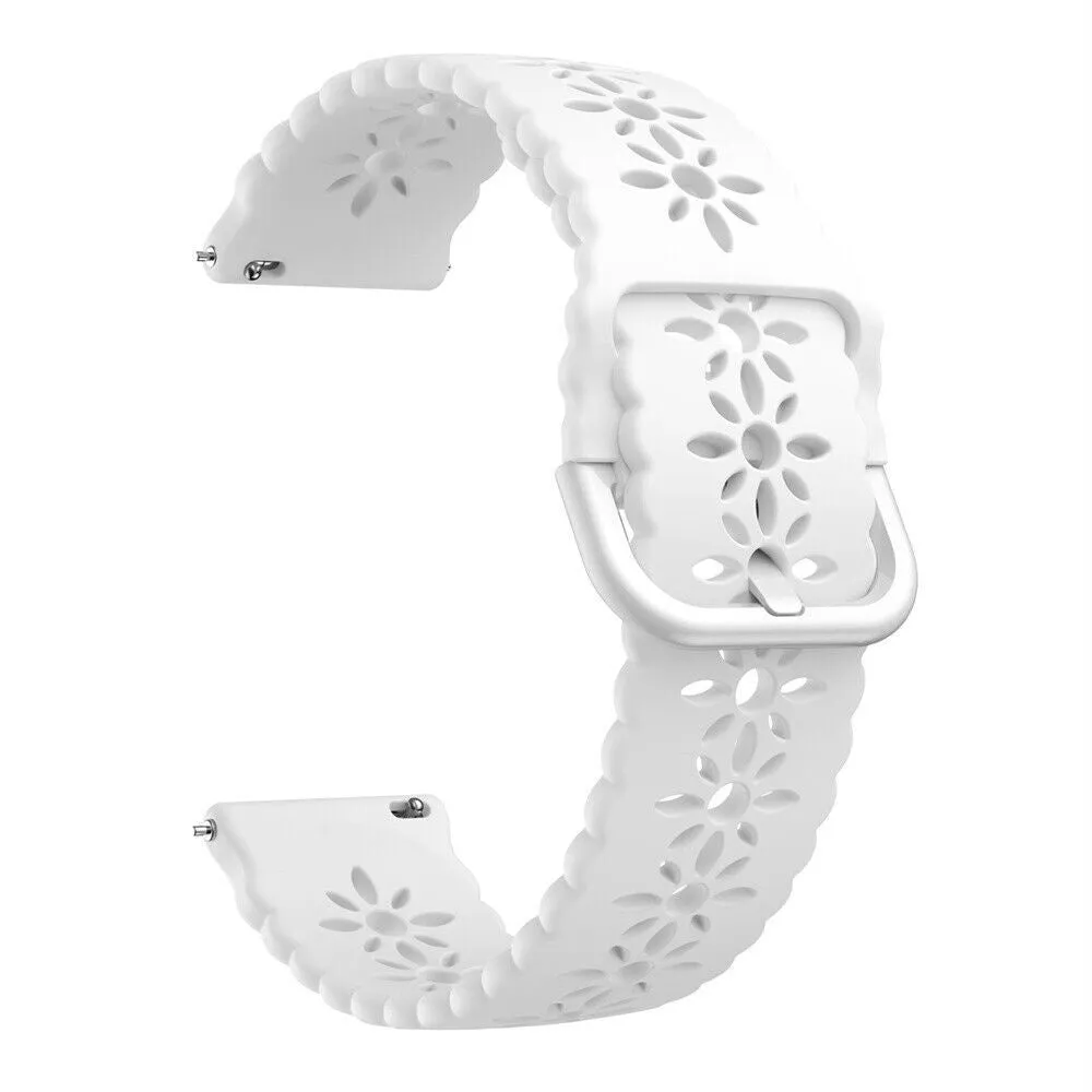 Selling Fast Amazfit GTS 2 Silicone Strap Patterned (White)  Last Few Pieces!