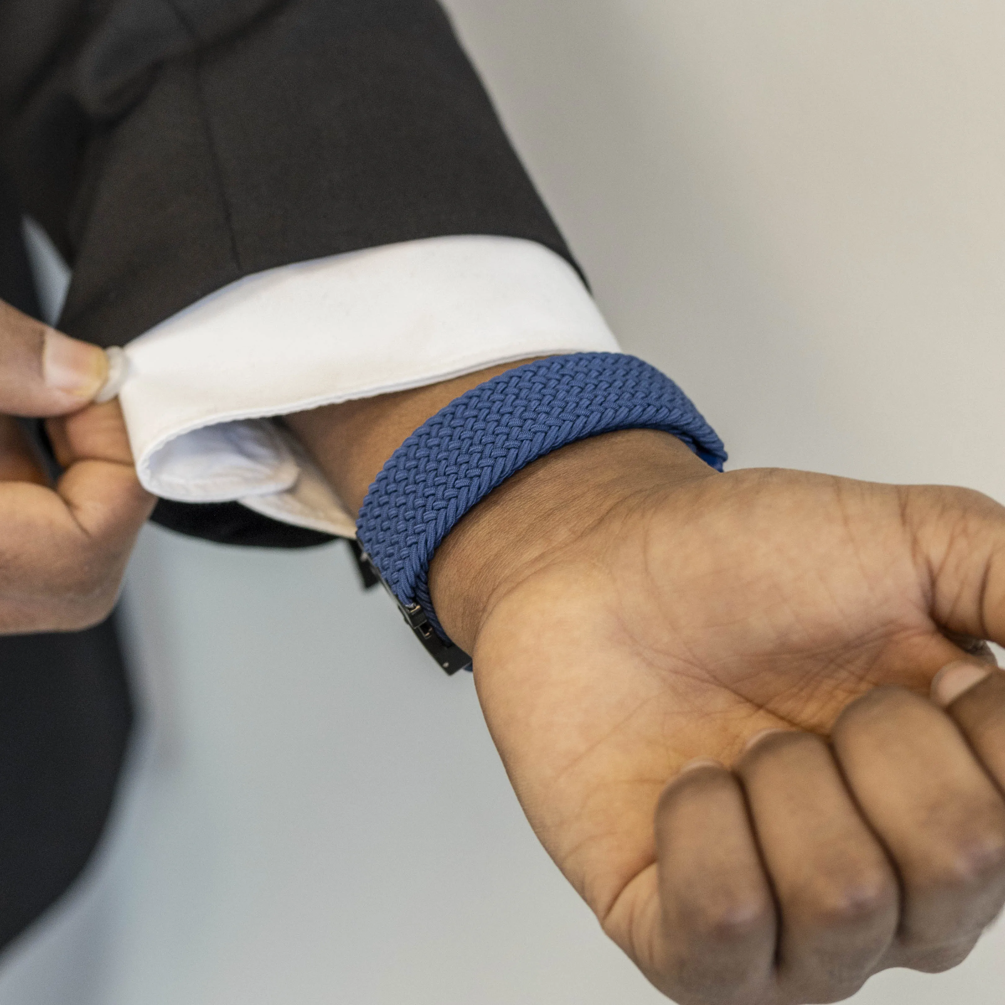 Selling Fast Amazfit GTS 4 Braided Strap with P-Buckle (Blue)  Today Only!