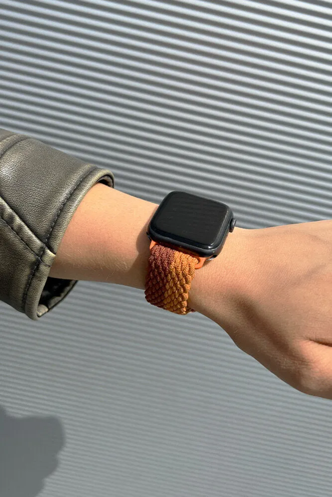 Selling Fast Apple Watch Braided Nylon Strap (Brown Mix)  Ends Soon!