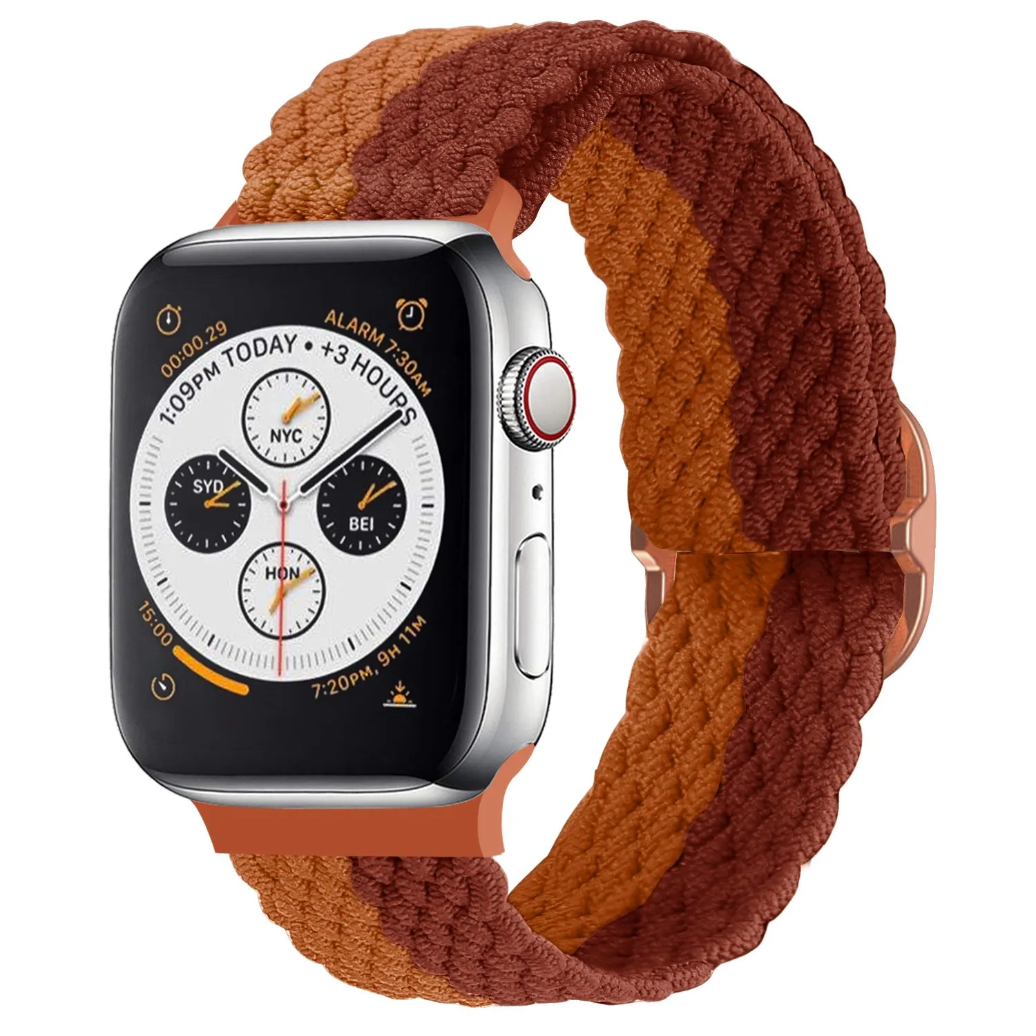 Selling Fast Apple Watch Braided Nylon Strap (Brown Mix)  Ends Soon!
