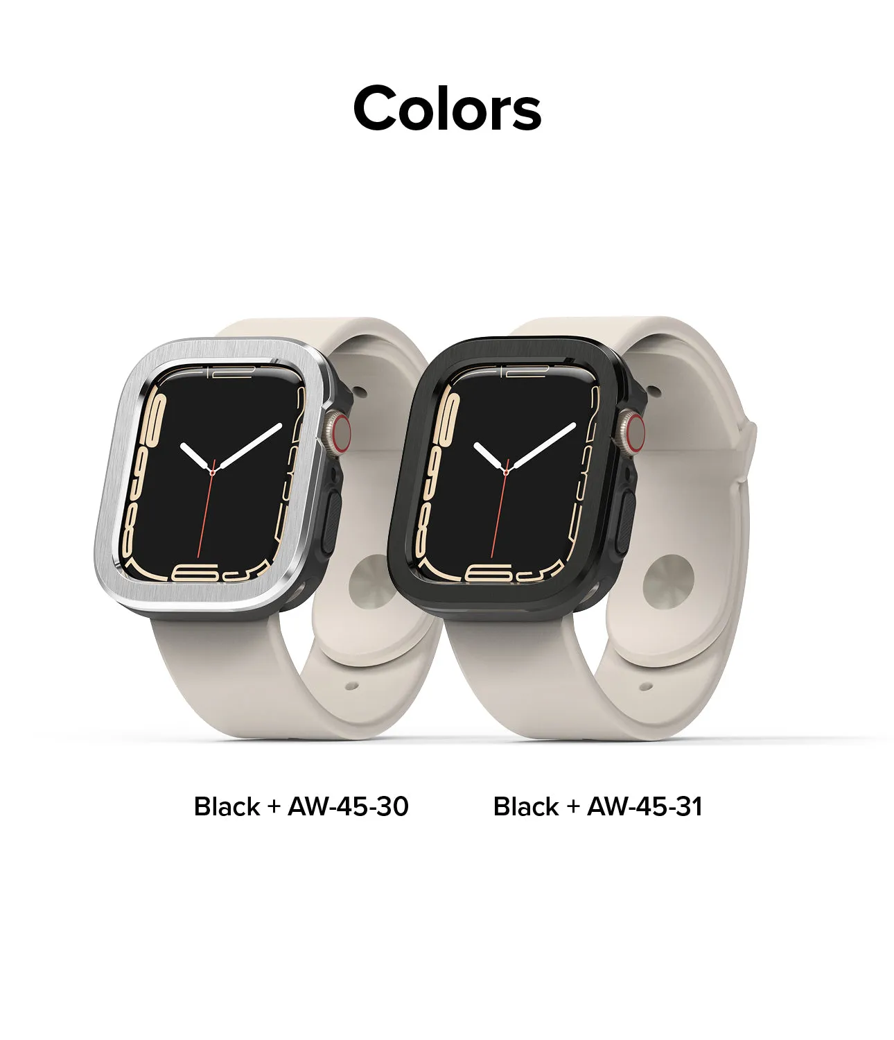 Selling Fast Apple Watch Series (45mm / 44mm) | Air Sports (Black)   Bezel Styling  Stylish & Comfortable