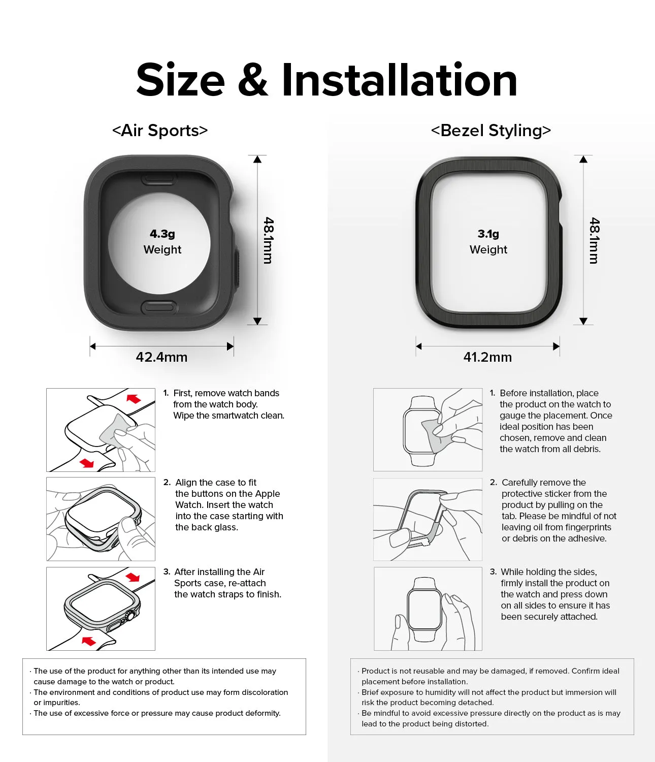 Selling Fast Apple Watch Series (45mm / 44mm) | Air Sports (Black)   Bezel Styling  Stylish & Comfortable