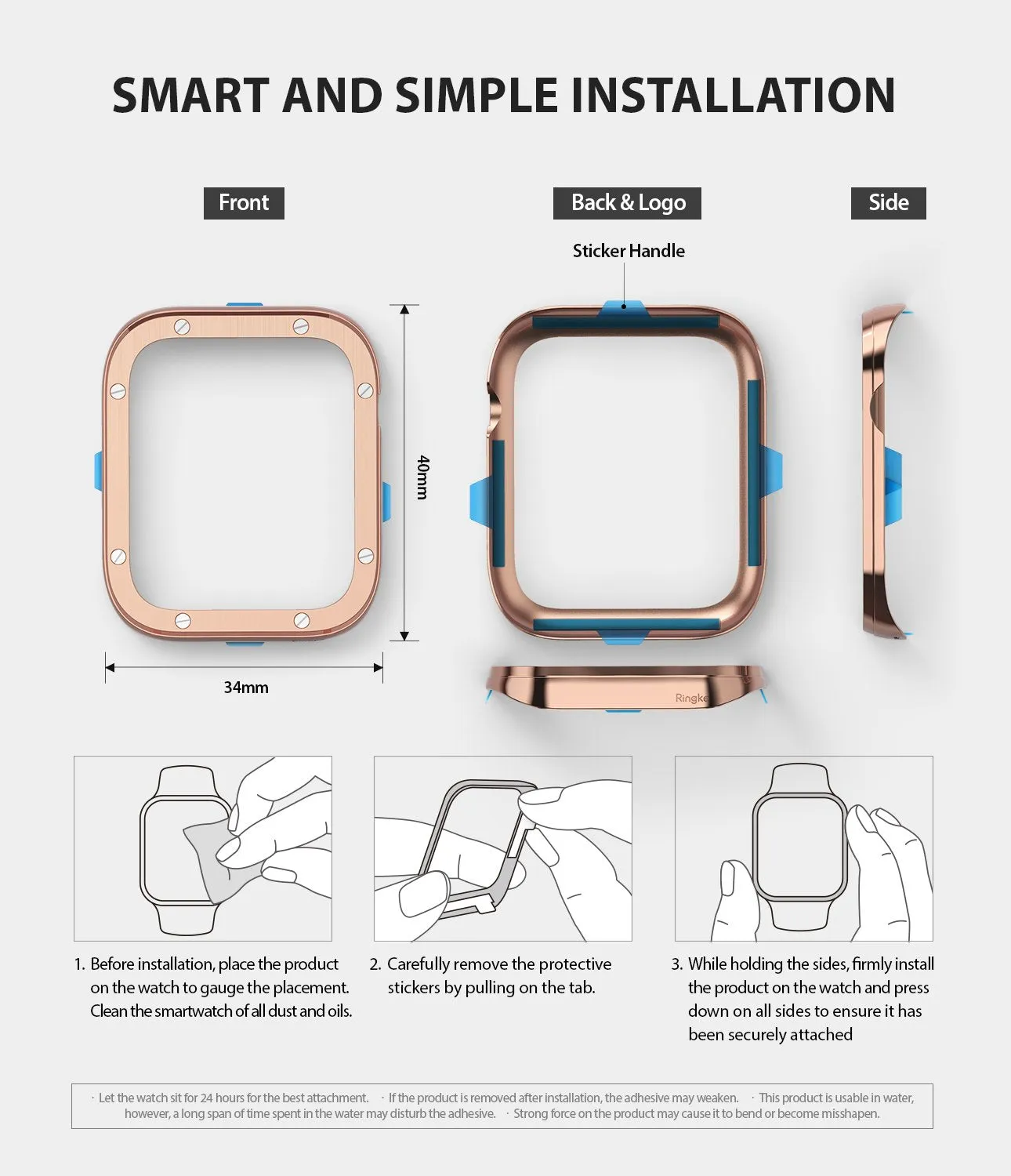 Selling Fast Apple Watch Series 6 / SE / 5 / 4 (40mm) | Premium Bezel Styling H  Going Fast!