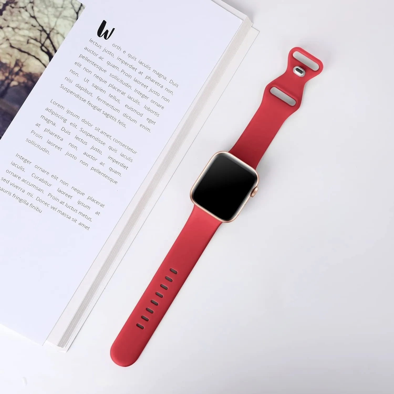 Selling Fast Apple Watch Silicone Strap Classic (Red)  Limited Availability!