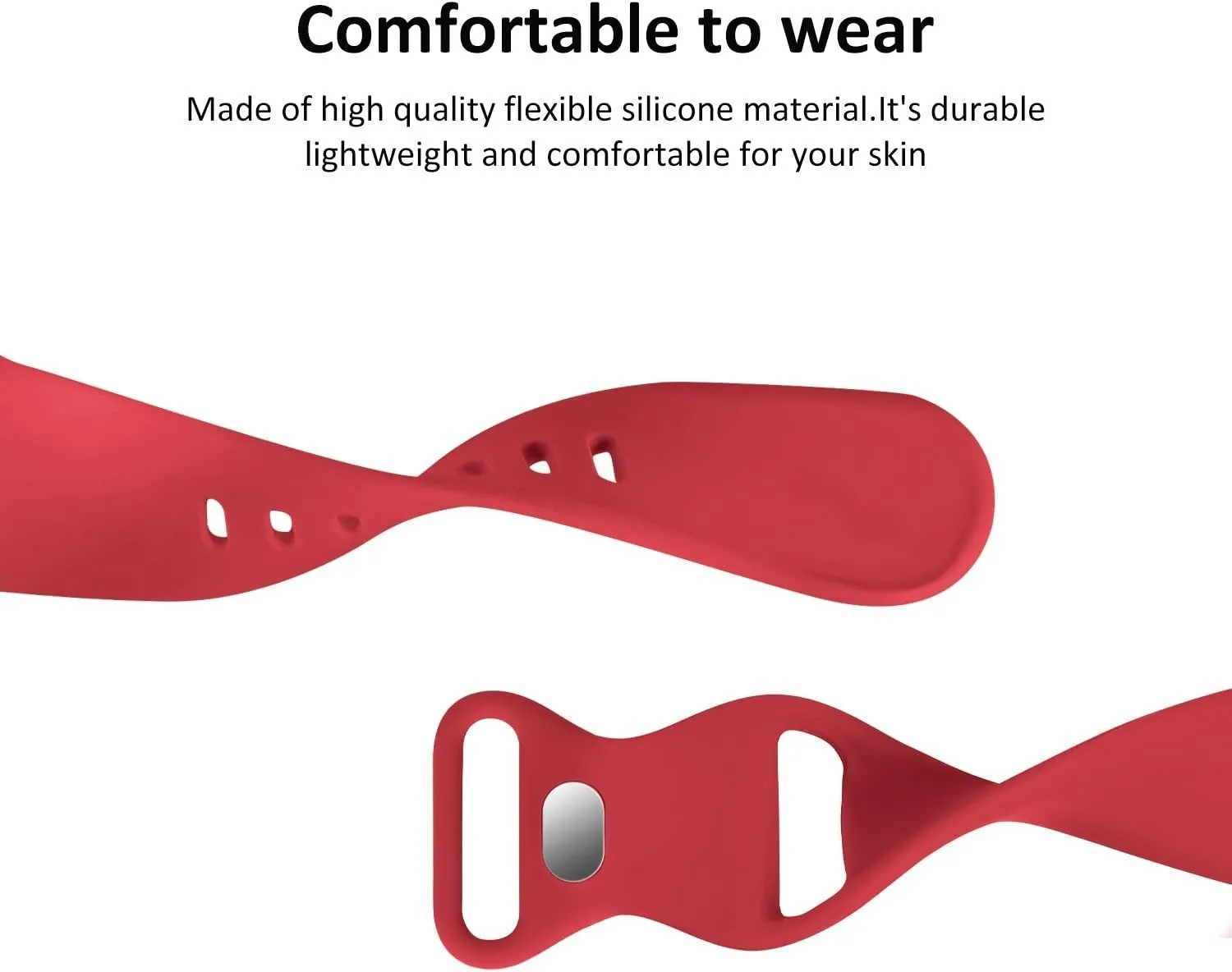 Selling Fast Apple Watch Silicone Strap Classic (Red)  Limited Availability!