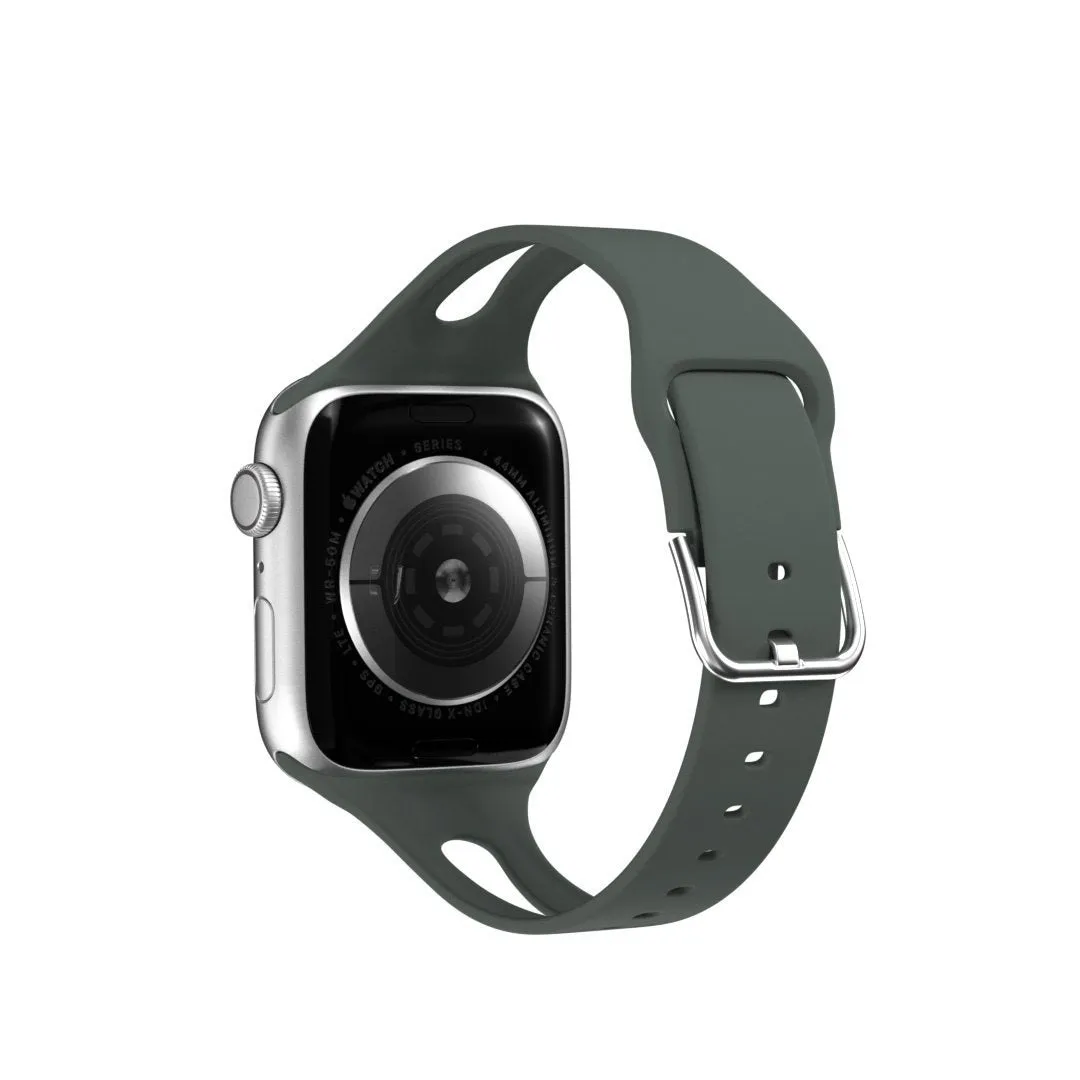 Selling Fast Apple Watch Slim Silicone Strap (Green)  Dont Miss Out!