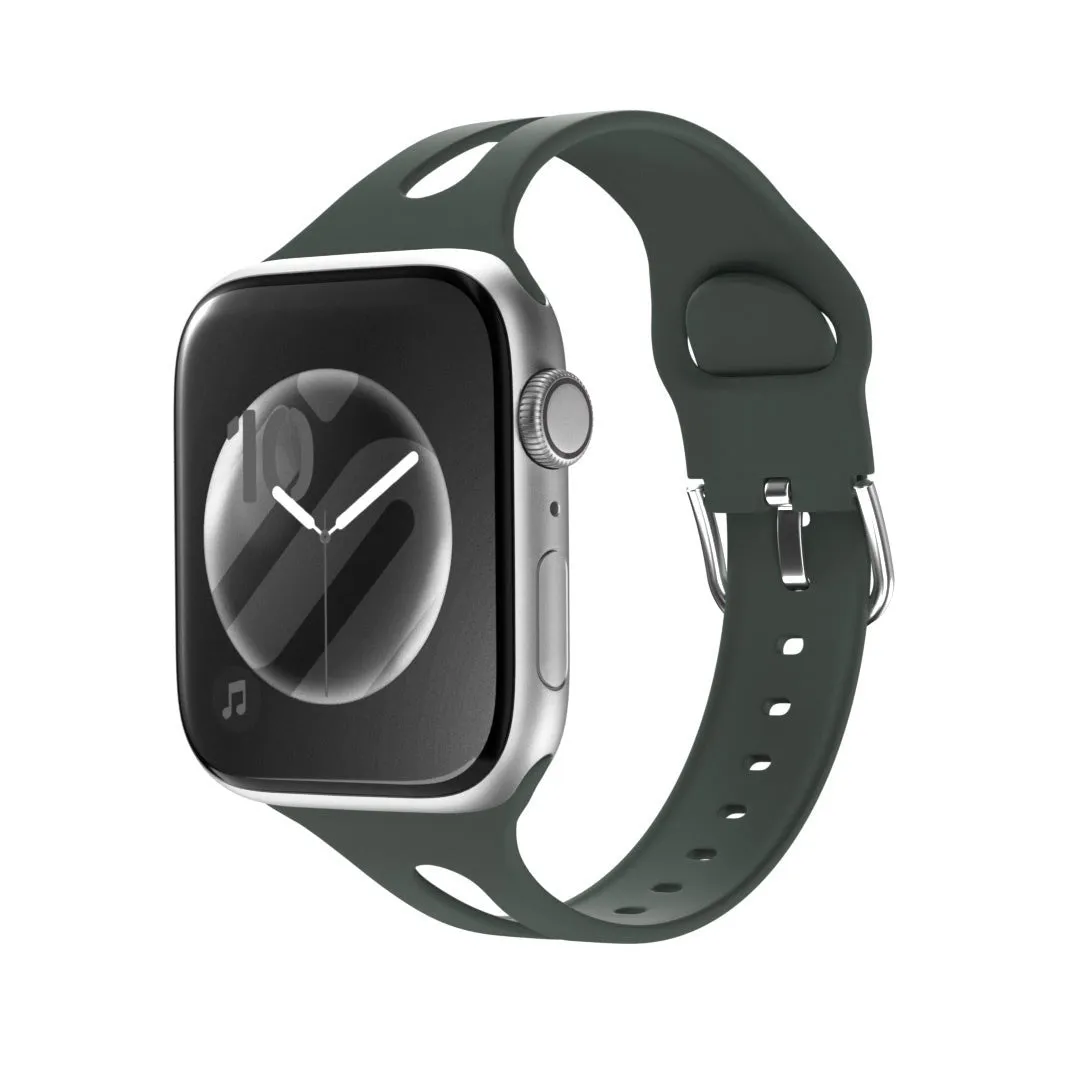 Selling Fast Apple Watch Slim Silicone Strap (Green)  Dont Miss Out!