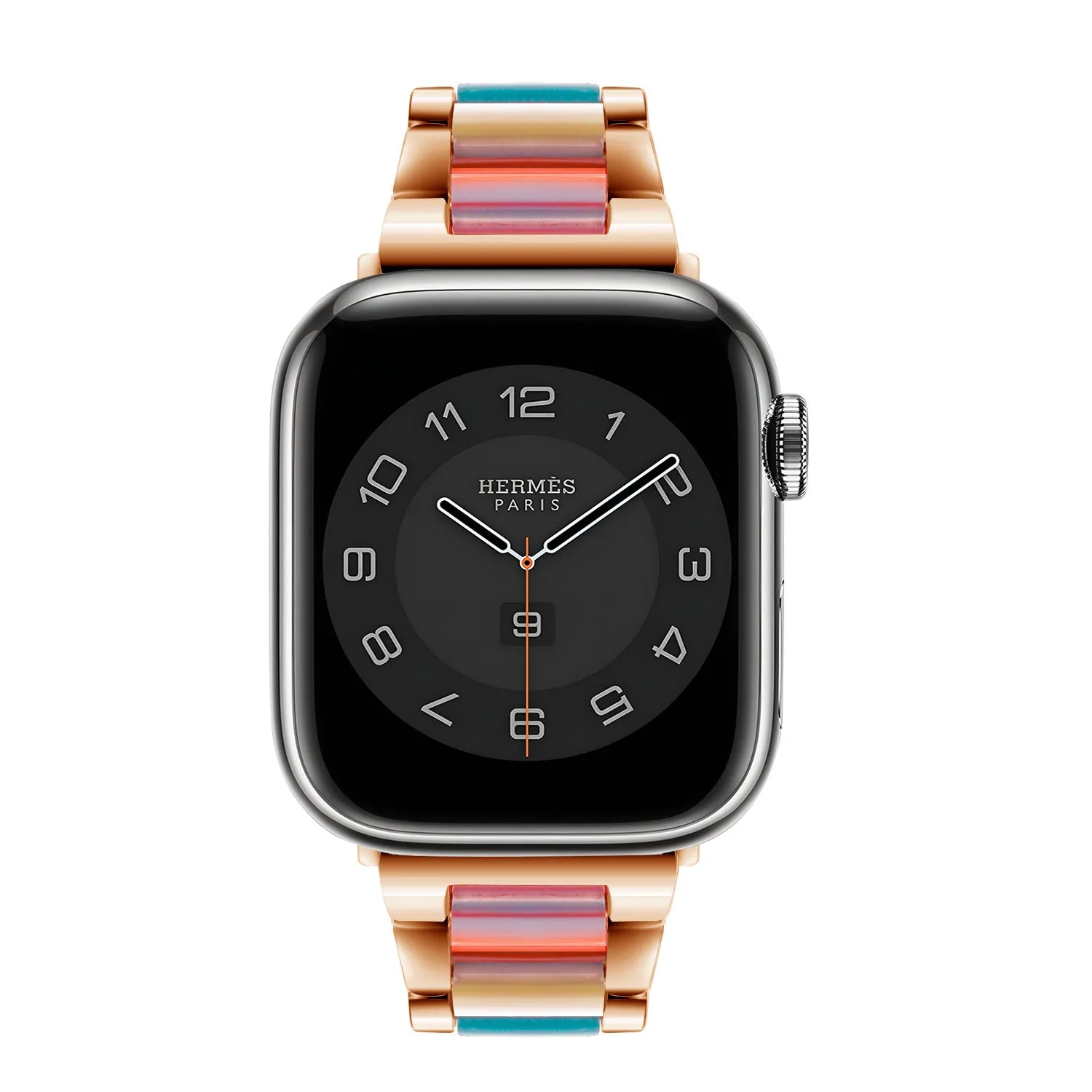 Selling Fast Apple Watch Steel Resin Strap (Rose Gold/Rainbow)  Almost Gone!