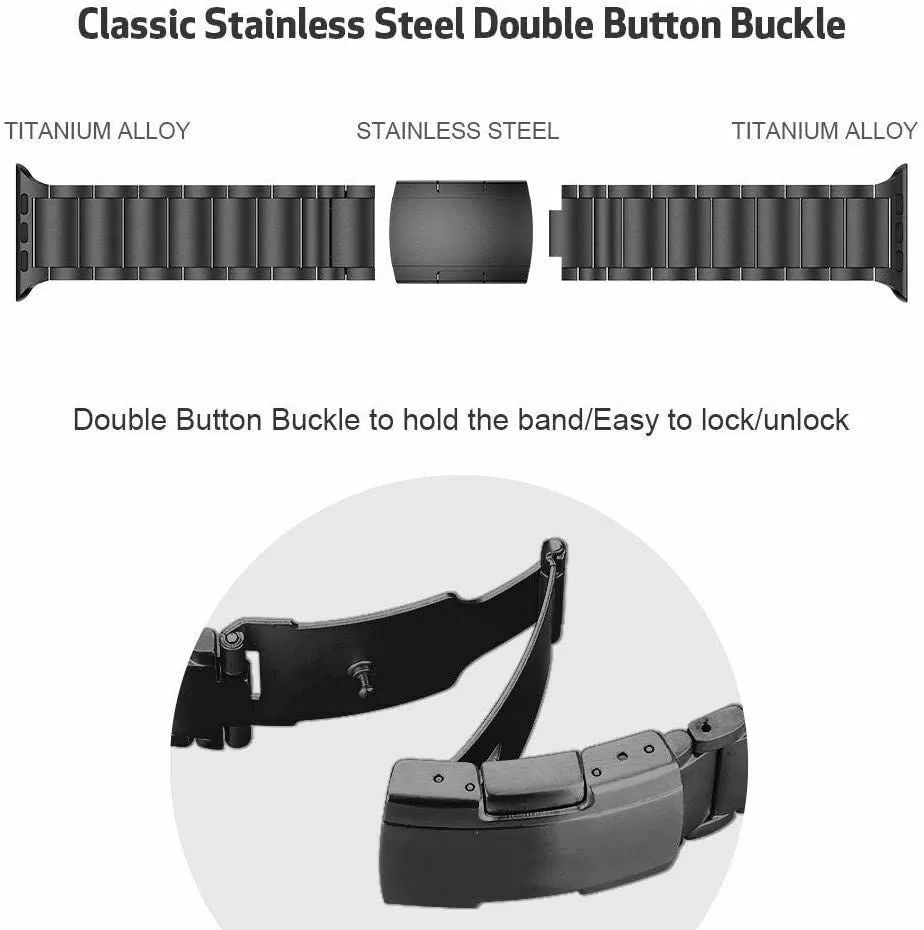 Selling Fast Apple Watch Titanium Strap (Silver)  Dont Miss Out!