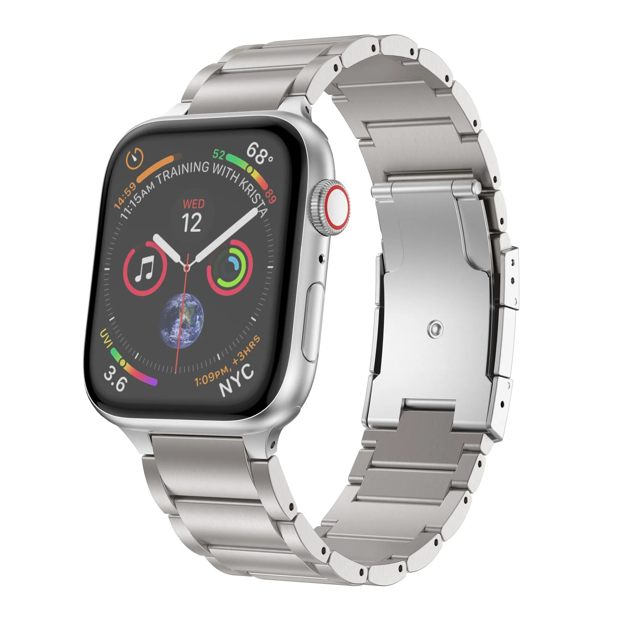 Selling Fast Apple Watch Titanium Strap (Silver)  Dont Miss Out!