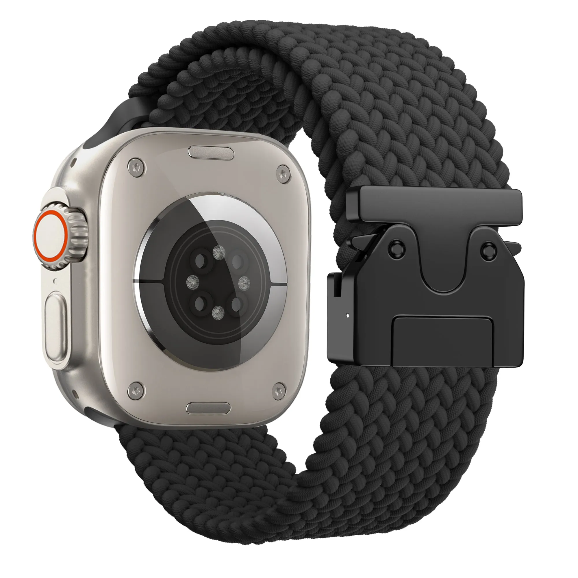 Selling Fast Bandz Apple Watch Braided Nylon Strap with P-Buckle (Black)  Last Few Pieces!
