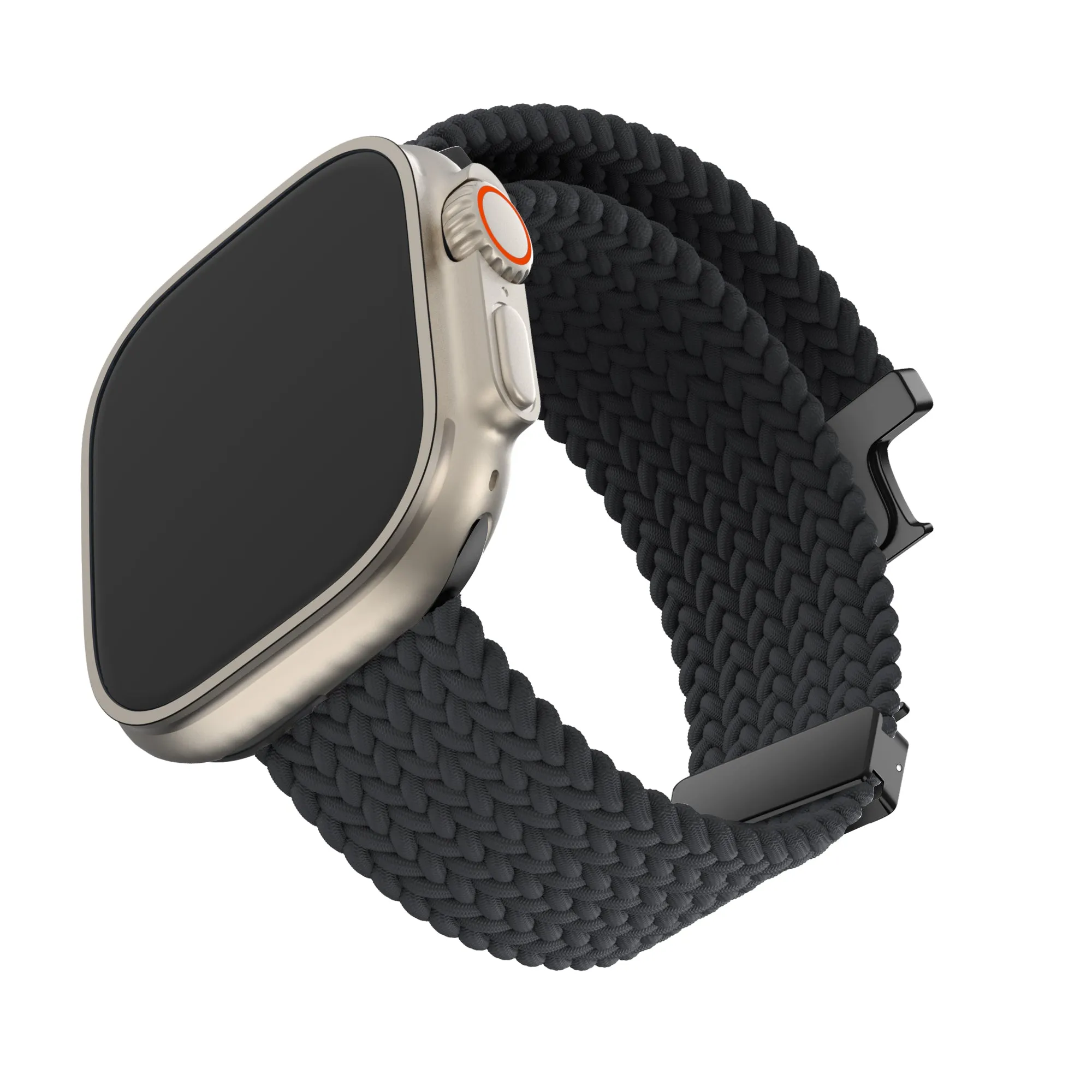 Selling Fast Bandz Apple Watch Braided Nylon Strap with P-Buckle (Black)  Last Few Pieces!