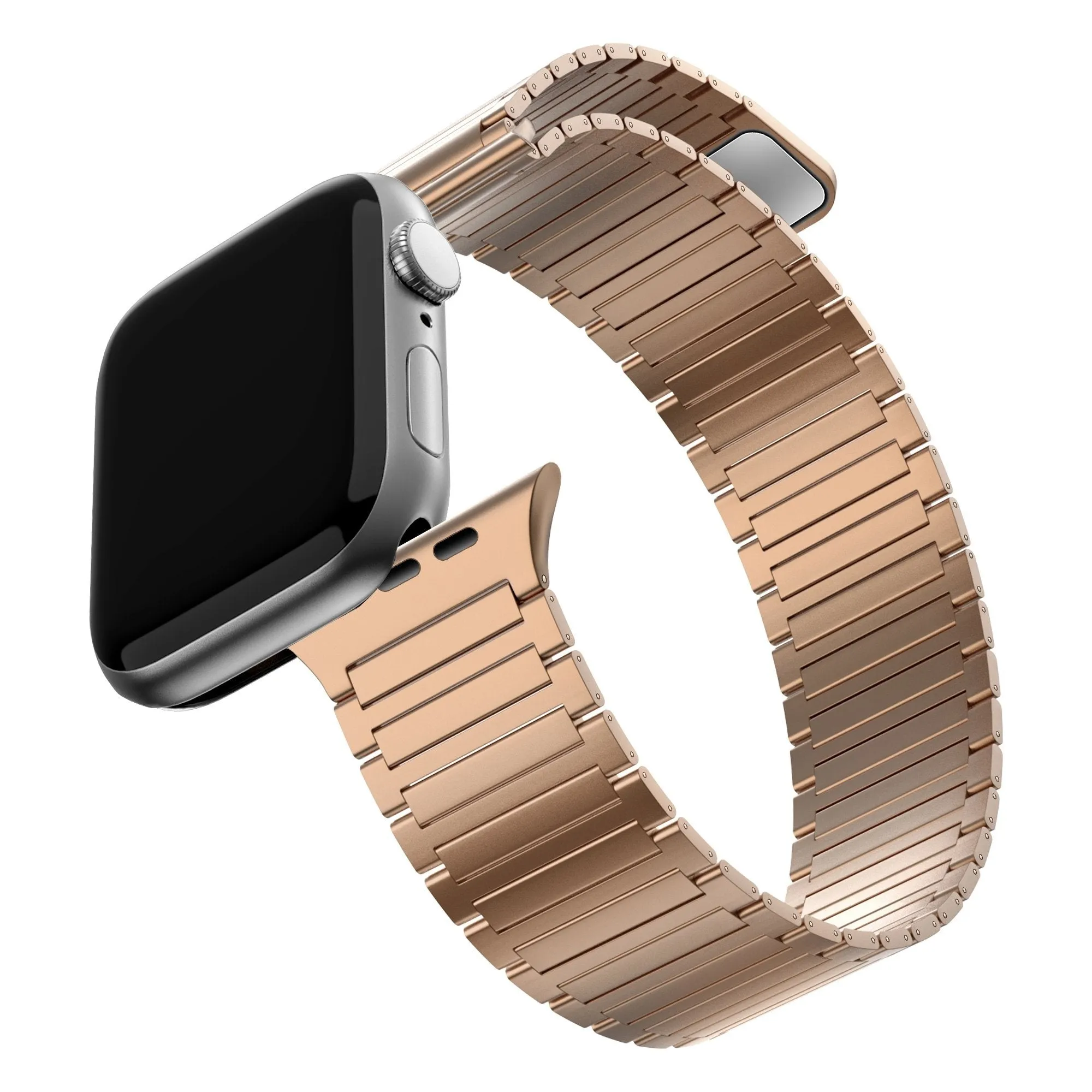 Selling Fast Bandz Apple Watch Magnetic Steel Strap 'Deluxe' (Rose Gold)  Last Chance!