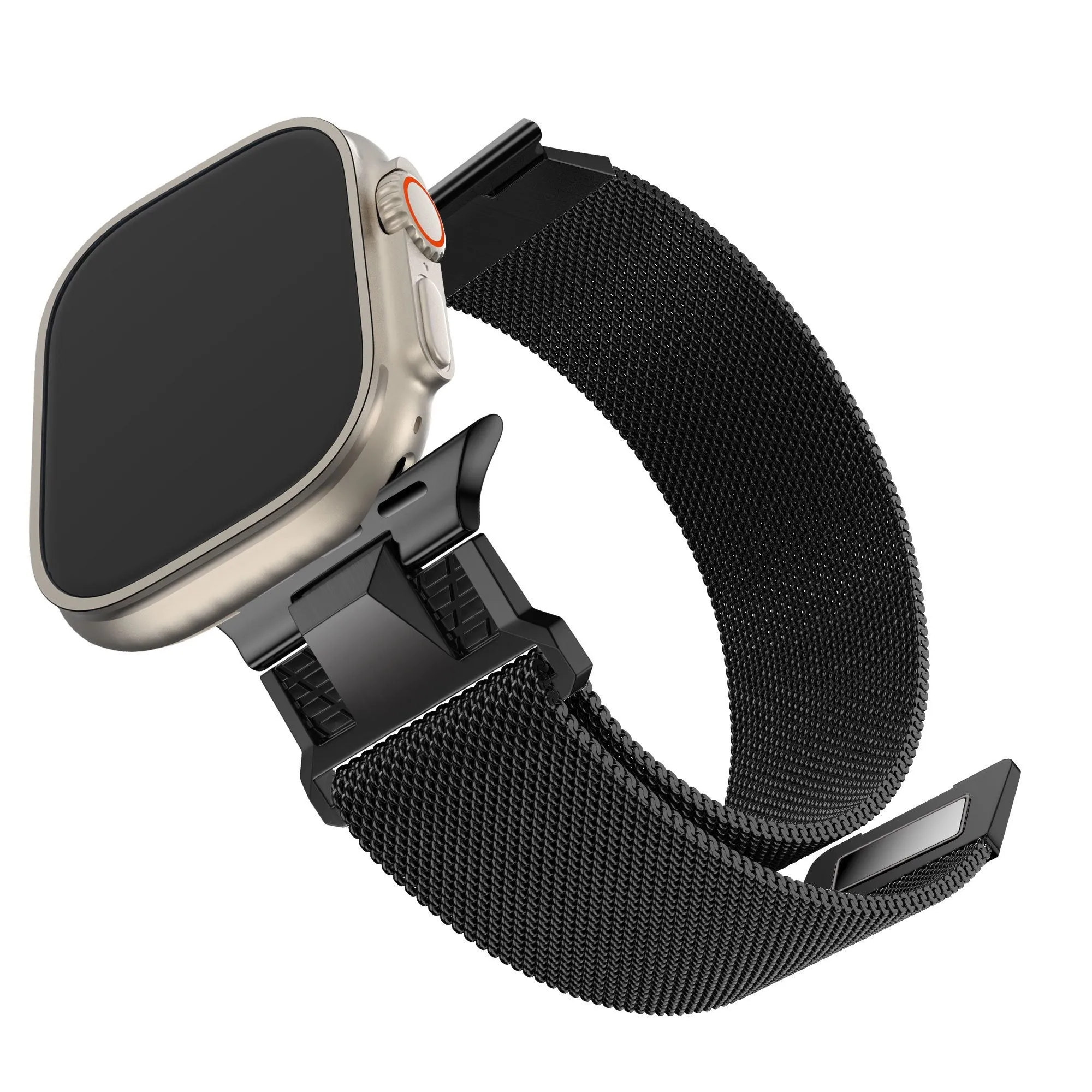 Selling Fast Bandz Apple Watch Milanese Strap 'Mecha' (Black)  Last Chance!