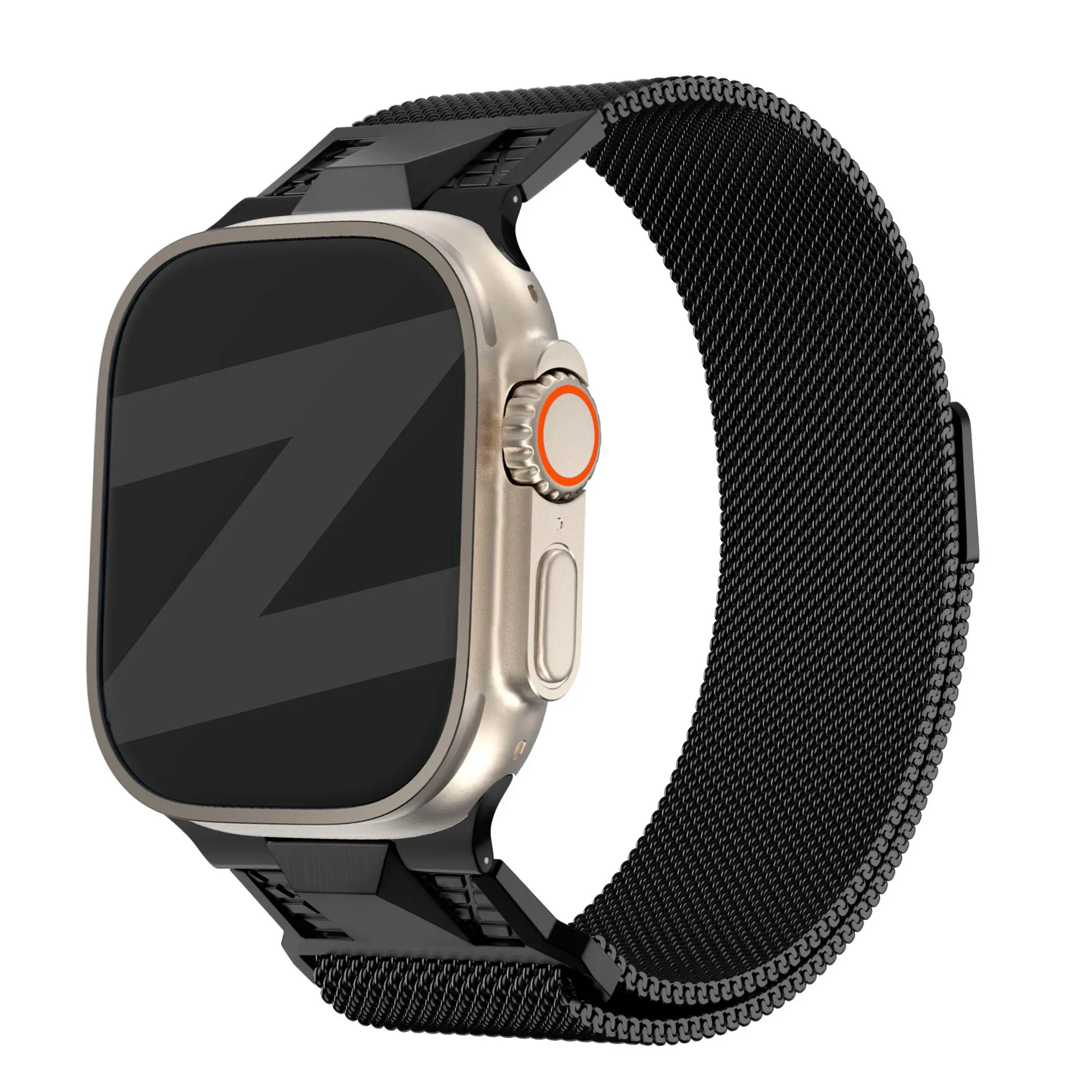 Selling Fast Bandz Apple Watch Milanese Strap 'Mecha' (Black)  Last Chance!
