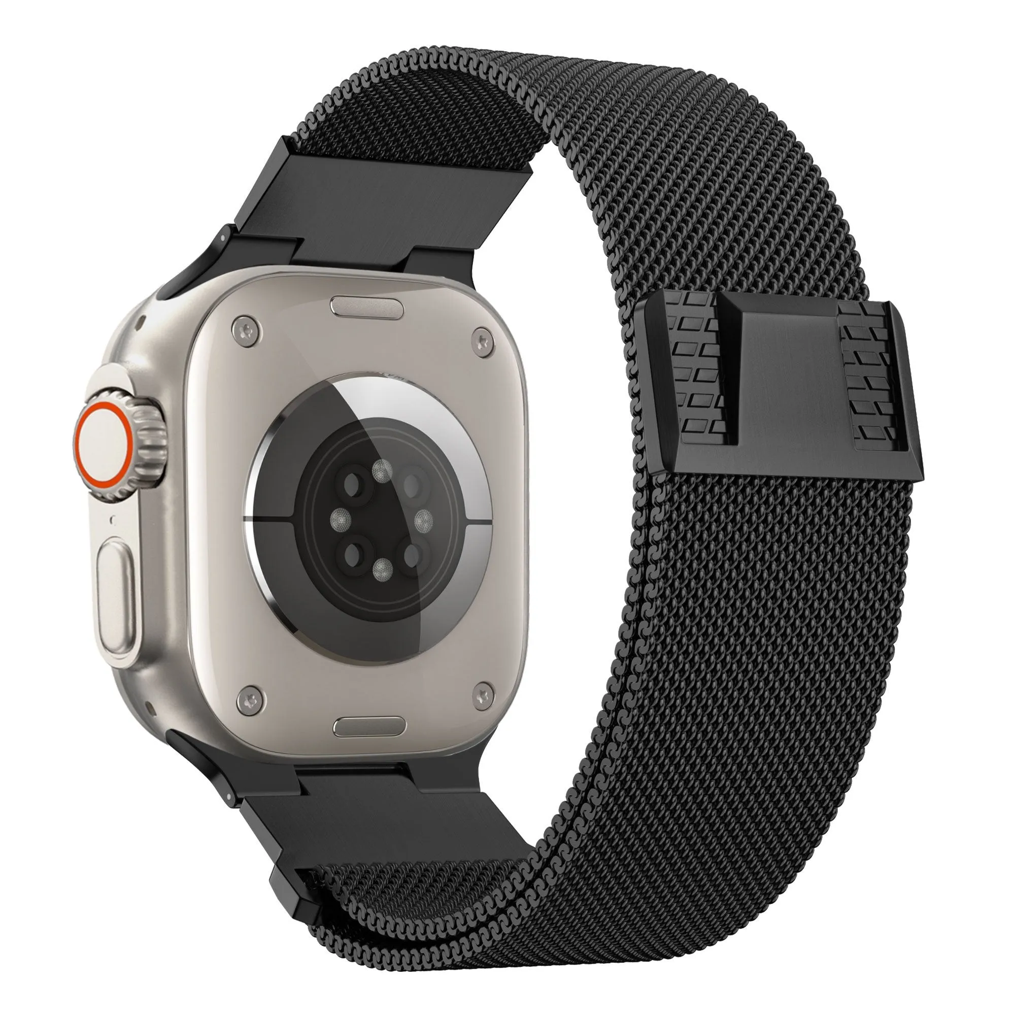 Selling Fast Bandz Apple Watch Milanese Strap 'Mecha' (Black)  Last Chance!