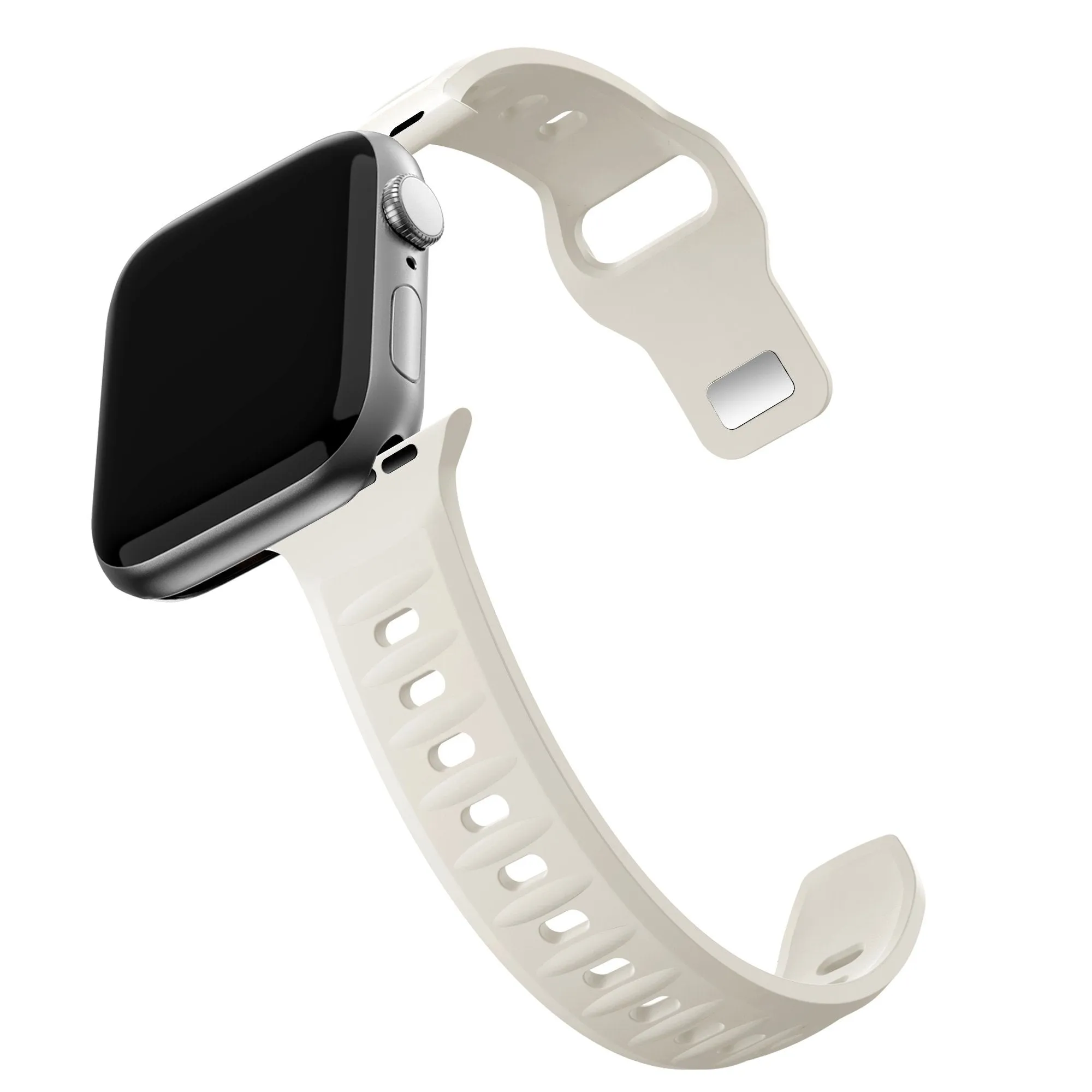 Selling Fast Bandz Apple Watch Silicone Strap 'Outdoor' (Starlight)  Limited Stock!