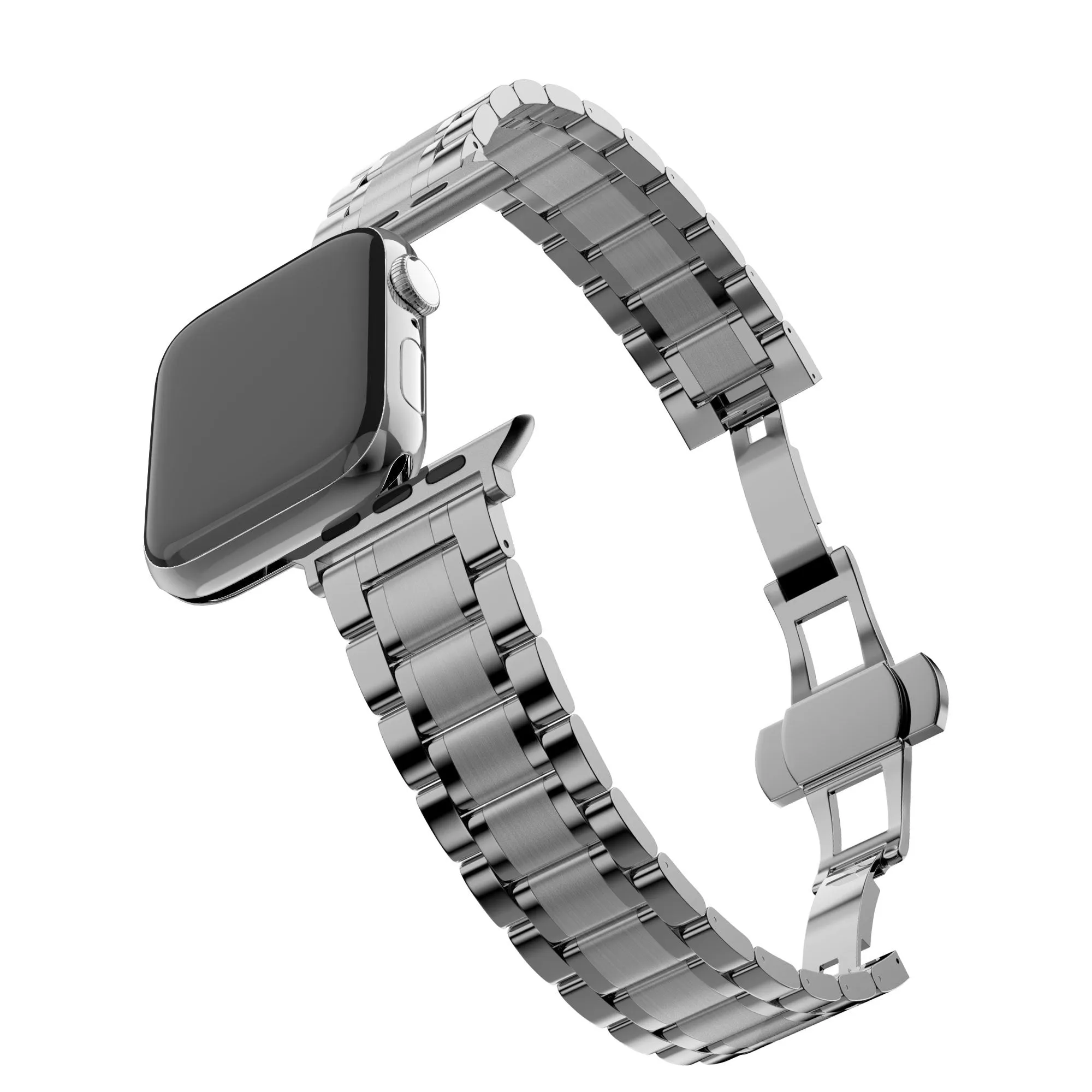 Selling Fast Bandz Apple Watch Steel Link Band 'Deluxe' (Silver)  Almost Gone!