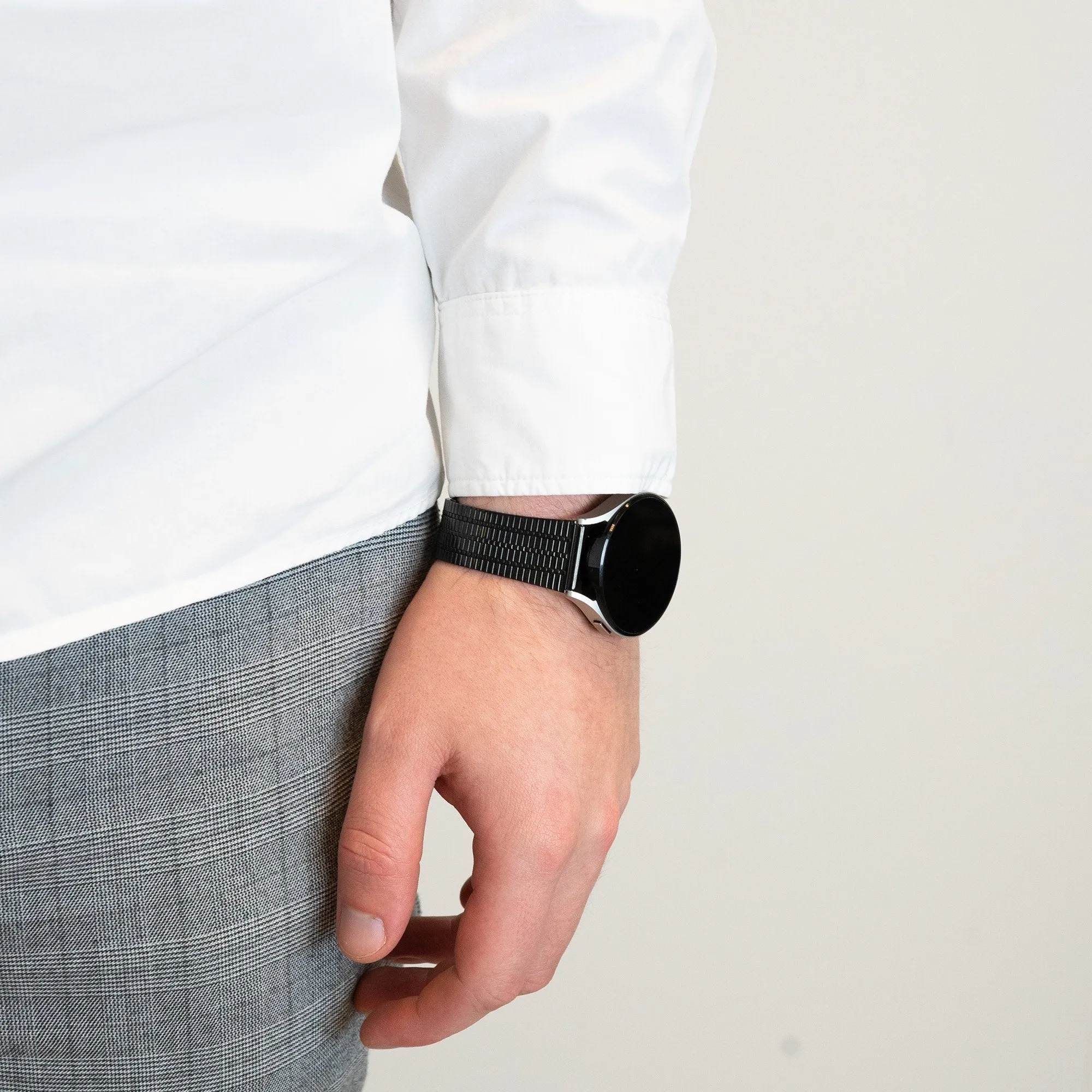 Selling Fast Bandz Huawei Watch Ultimate Adjustable Steel Strap (Black)  Limited Availability!