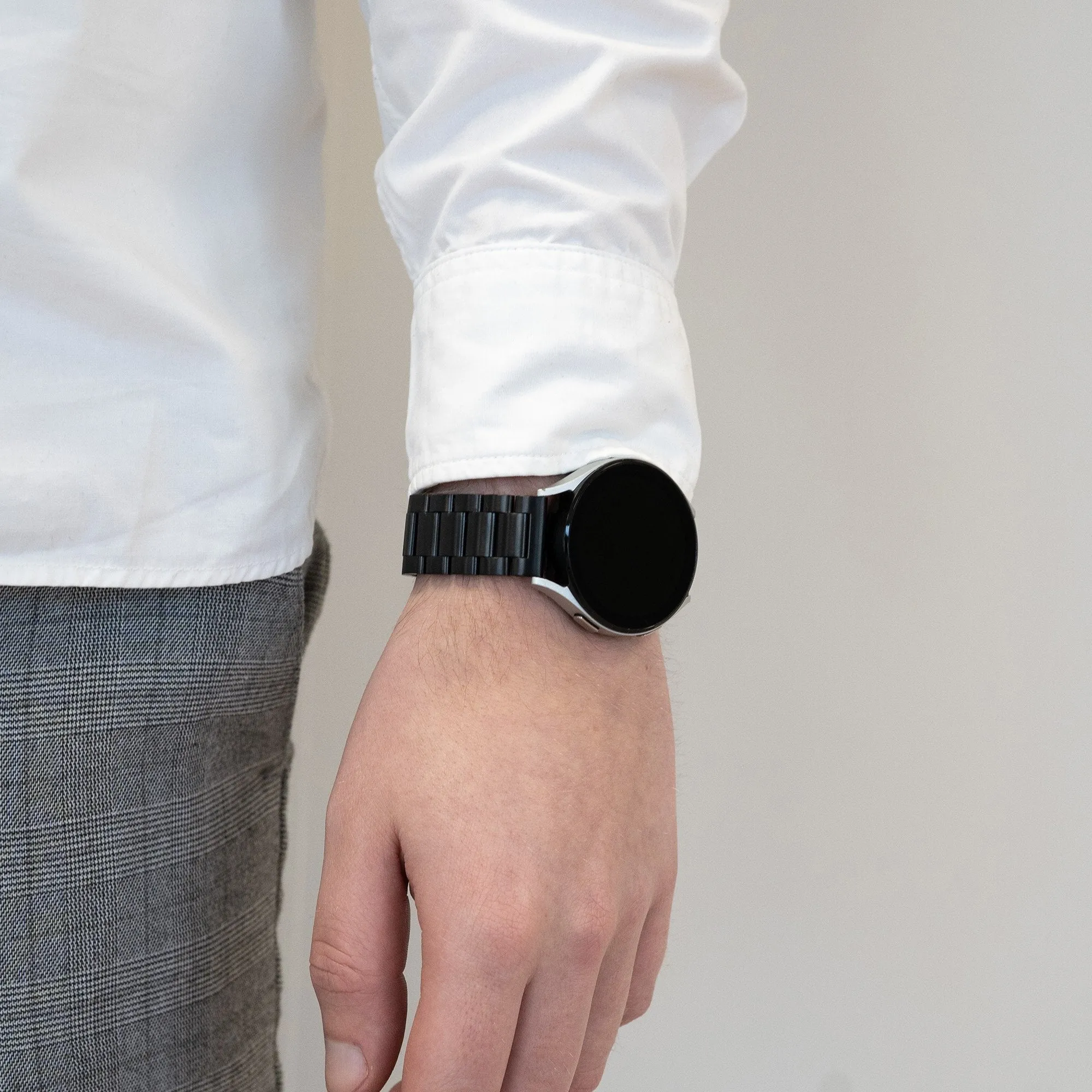 Selling Fast Bandz Redmi Watch 5 Active Steel Strap 'Classic' (Black)  Last Few Pieces!