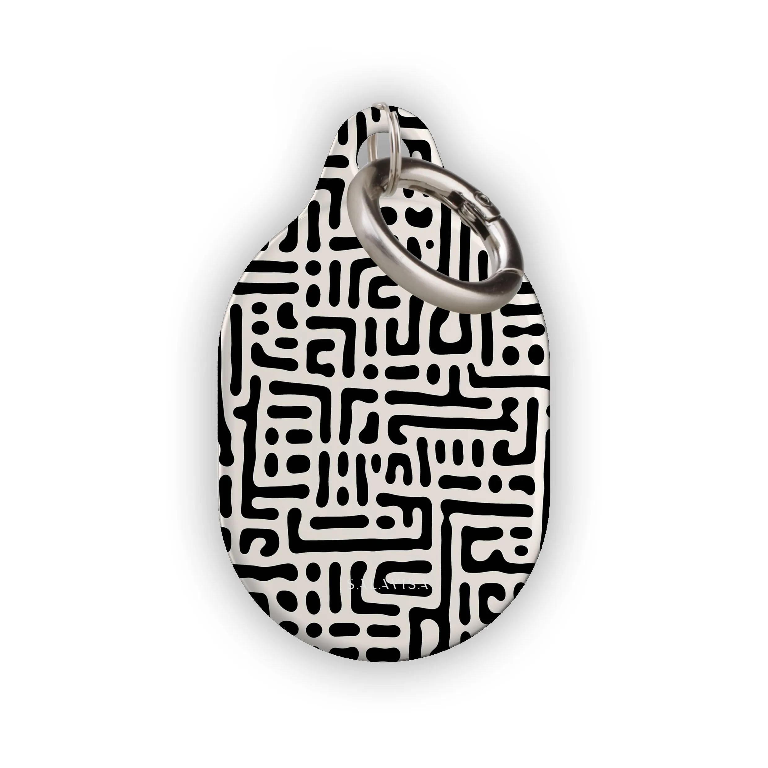 Selling Fast Black & White Maze AirTag Holder  Limited Stock!