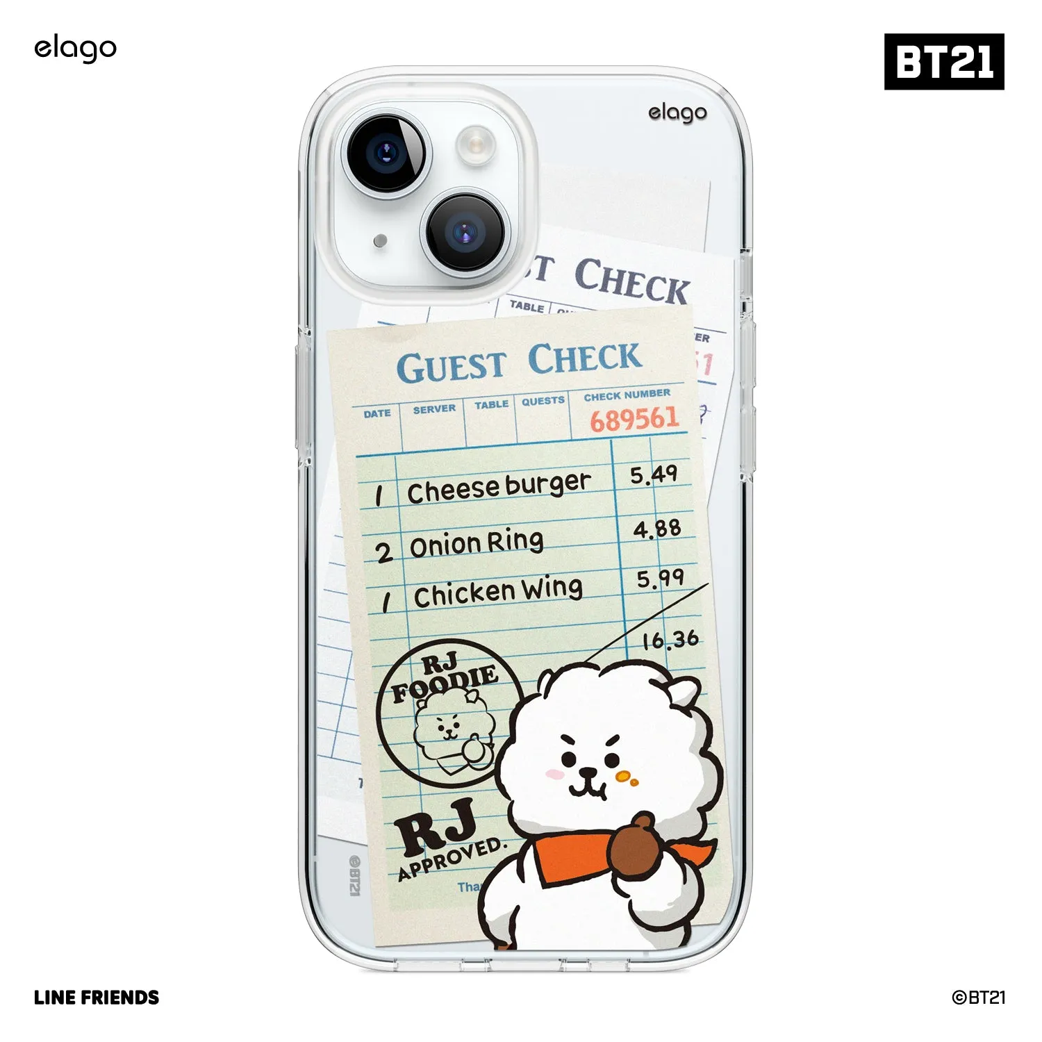 Selling Fast BT21  | elago RJ FOODIE MagSafe Hybrid Case for iPhone 15  Almost Sold Out!