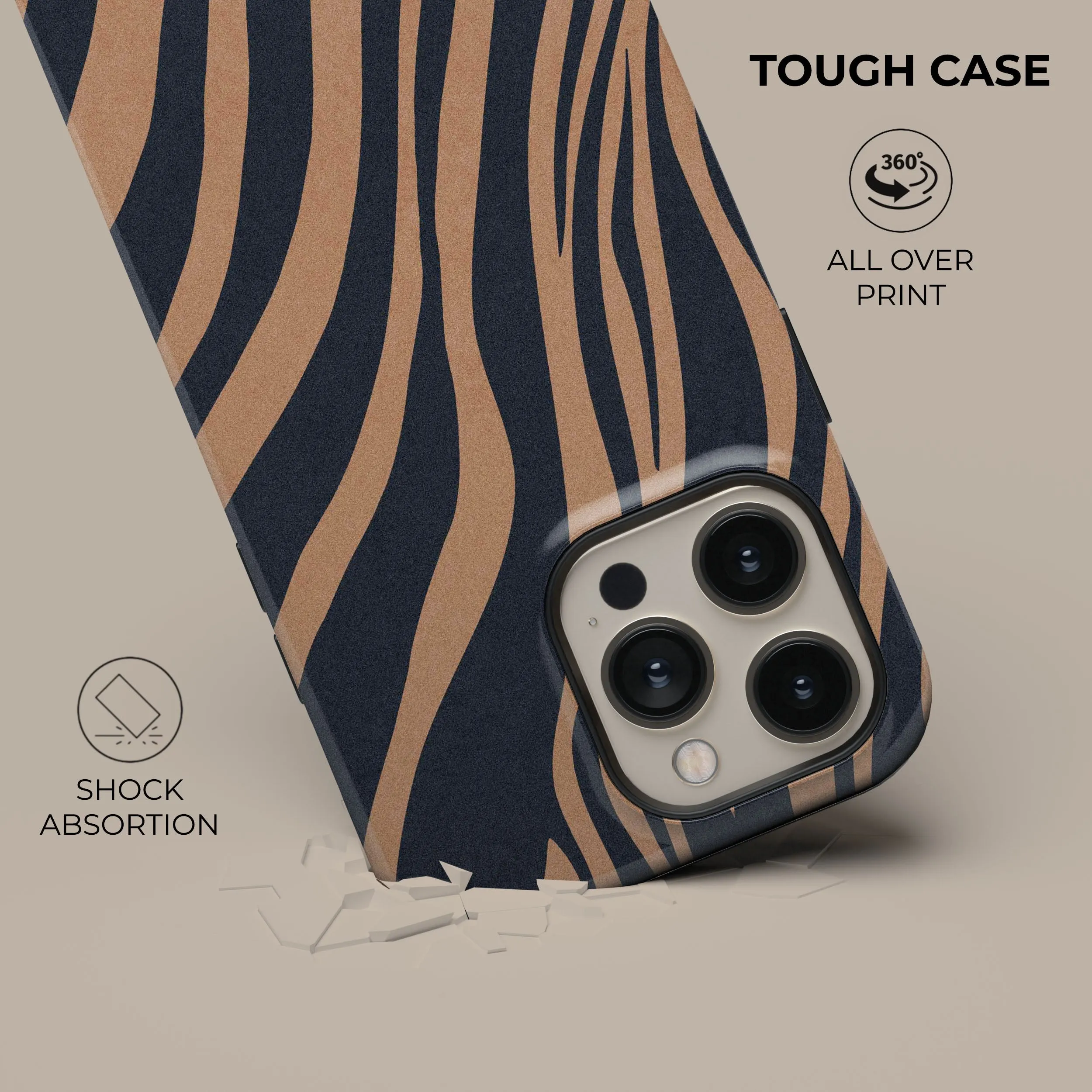 Selling Fast Copper Zebra Phone Case  Limited Stock!