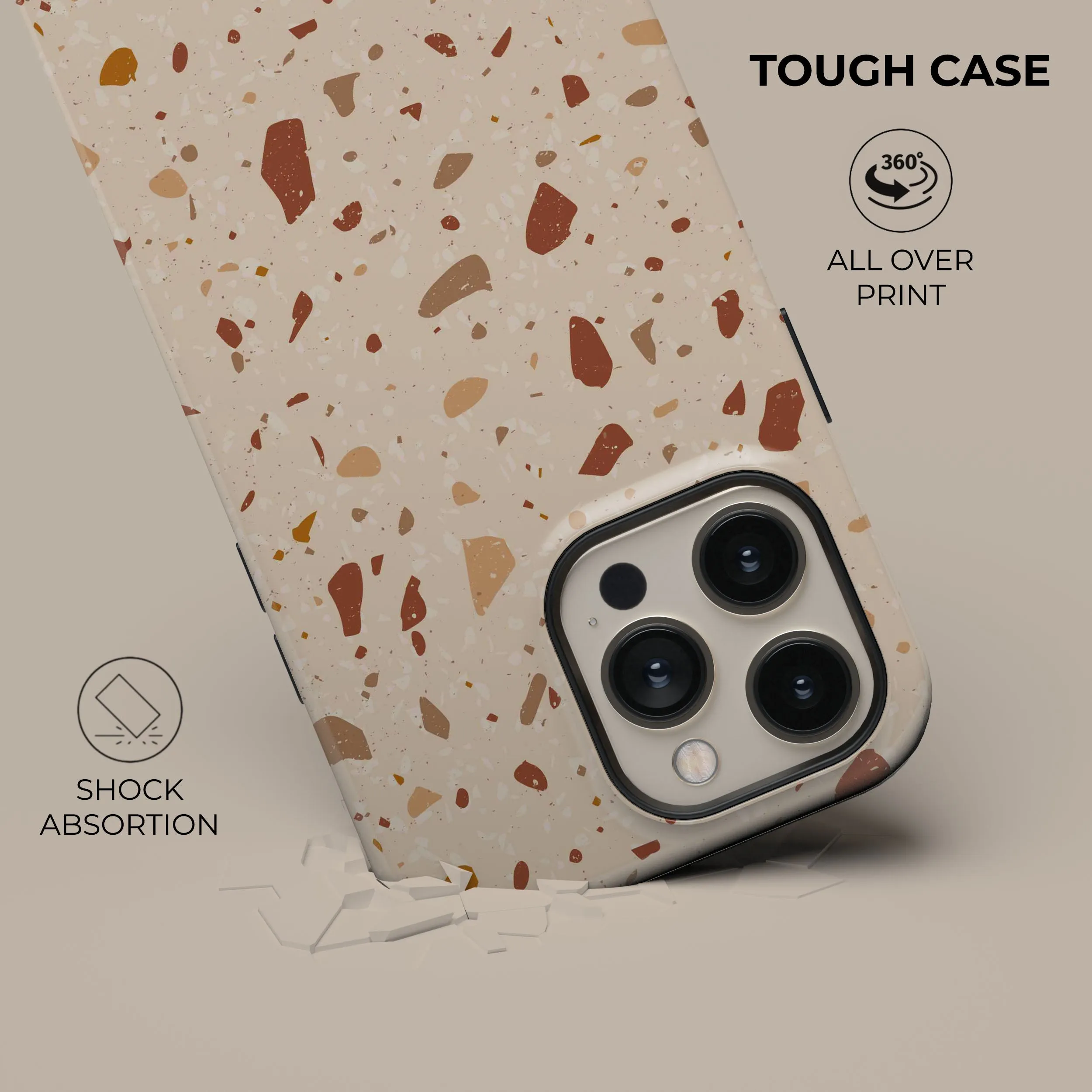 Selling Fast Cream Terrazzo Phone Case  Almost Sold Out!