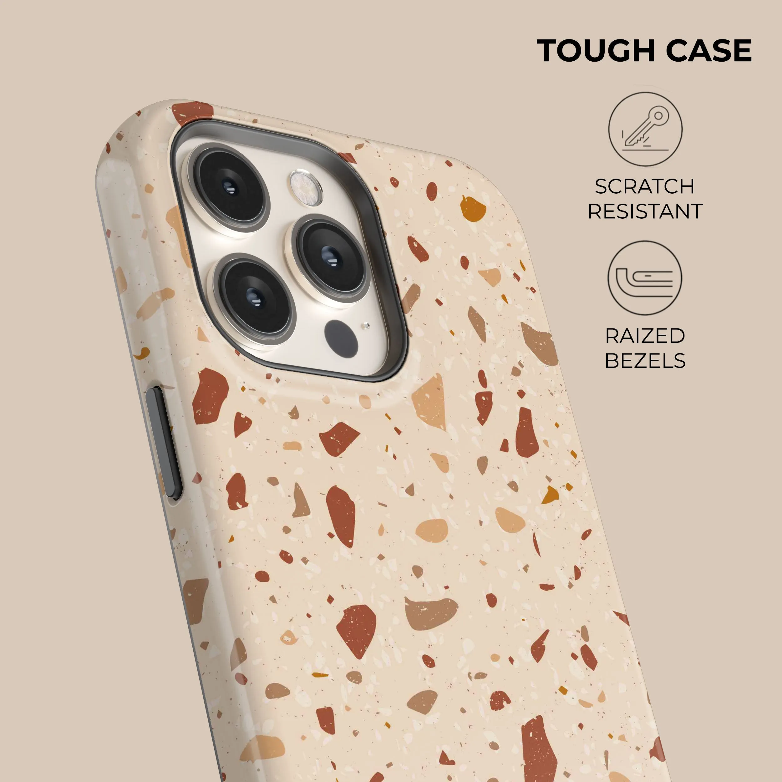 Selling Fast Cream Terrazzo Phone Case  Almost Sold Out!
