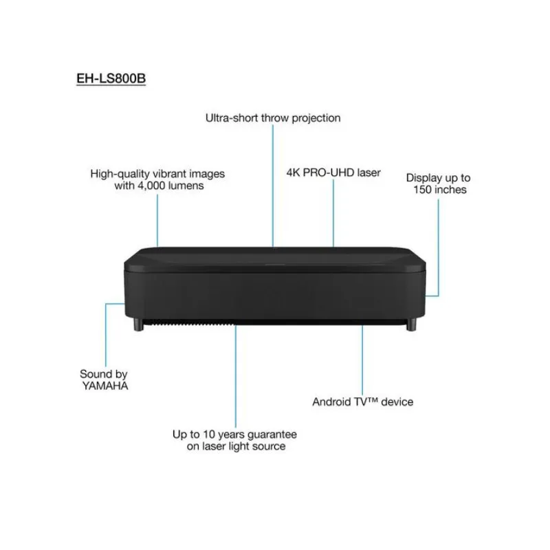 Selling Fast Epson EH-LS800 Super-Ultra-Short-Throw Projector (Each)| Display Unit  Dont Miss Out!