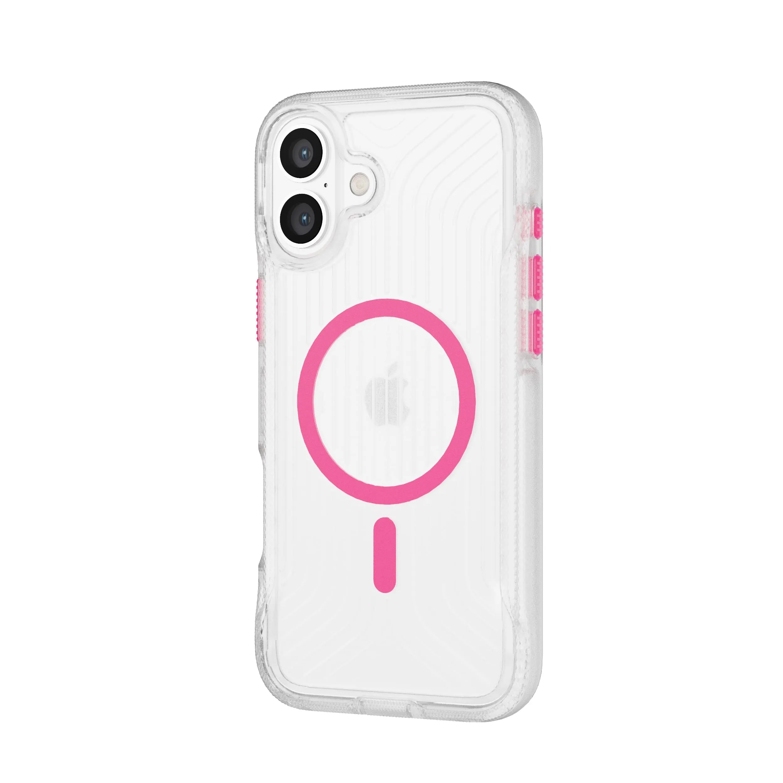 Selling Fast FlexPro - Apple iPhone 16 Plus Case MagSafe Compatible - Neon Pink/Orange Glow in the Dark  Last Chance!