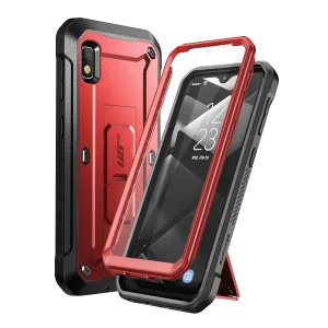 Selling Fast Galaxy A10e Unicorn Beetle Pro Rugged Holster Case-Metallic Red  Ends Soon!