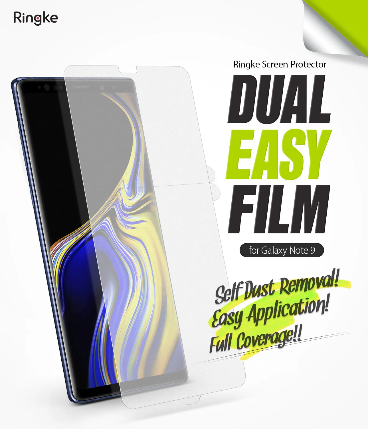 Selling Fast Galaxy Note 9 Screen Protector | Dual Easy Film  Stylish & Comfortable