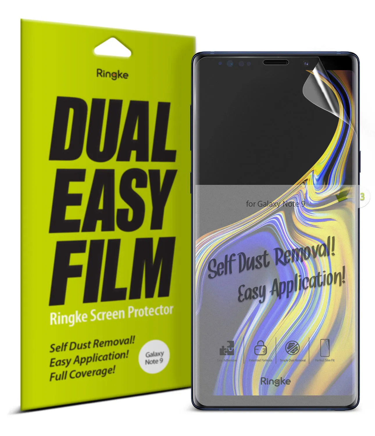 Selling Fast Galaxy Note 9 Screen Protector | Dual Easy Film  Stylish & Comfortable