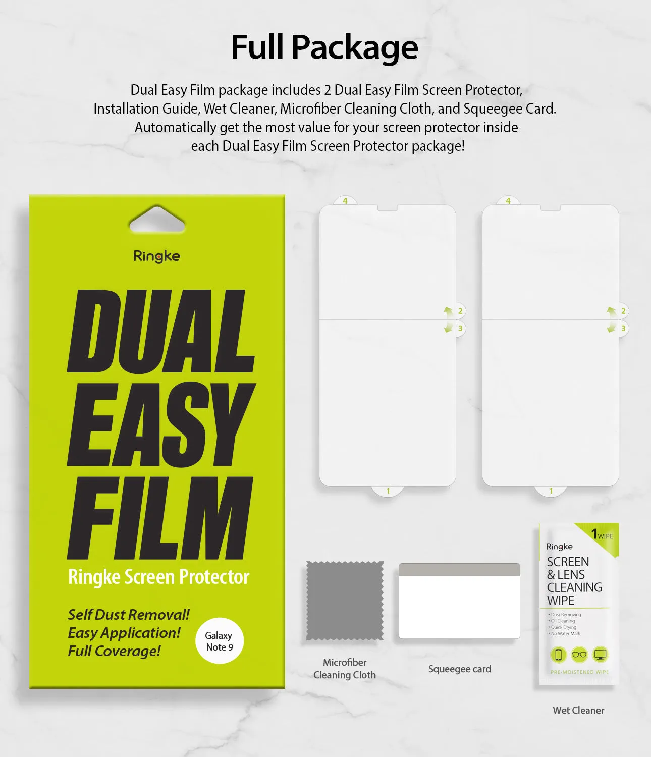 Selling Fast Galaxy Note 9 Screen Protector | Dual Easy Film  Stylish & Comfortable