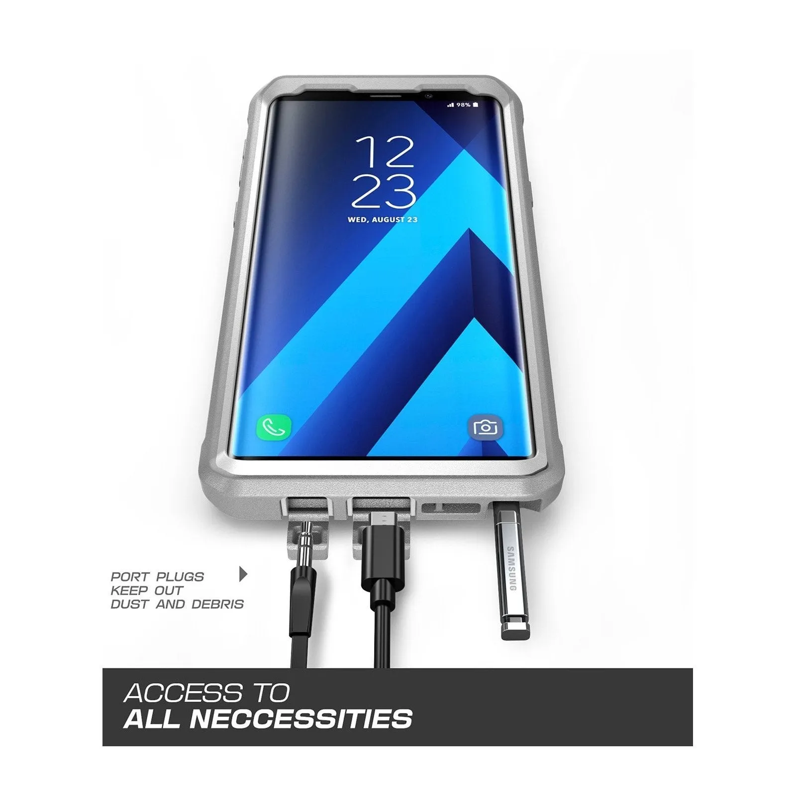 Selling Fast Galaxy Note9 Unicorn Beetle Pro Rugged Holster Case-White  Dont Miss Out!