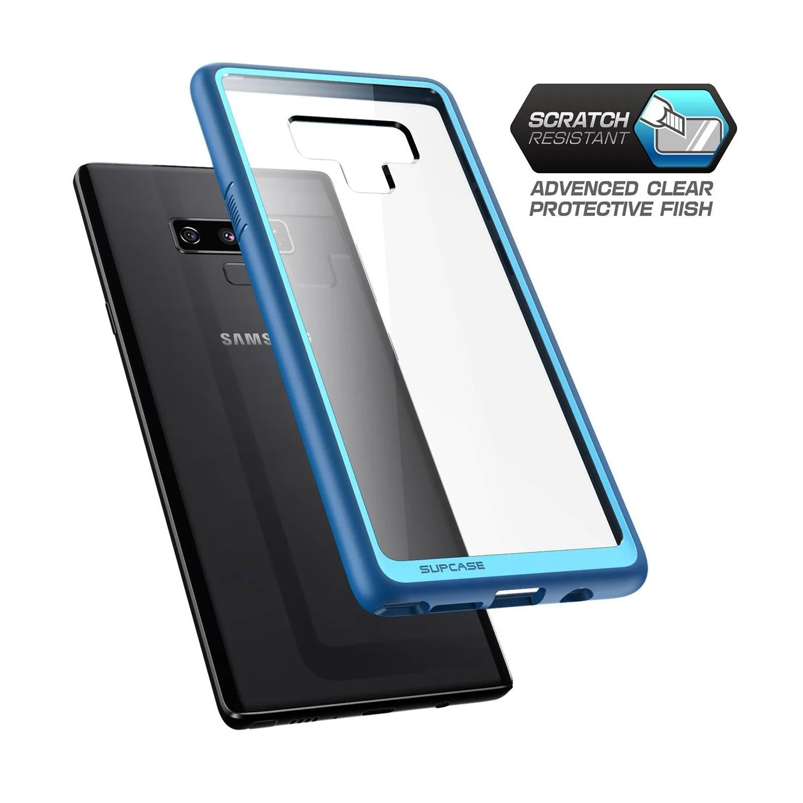 Selling Fast Galaxy Note9 Unicorn Beetle Style Slim Clear Case-Navy  Limited Stock!