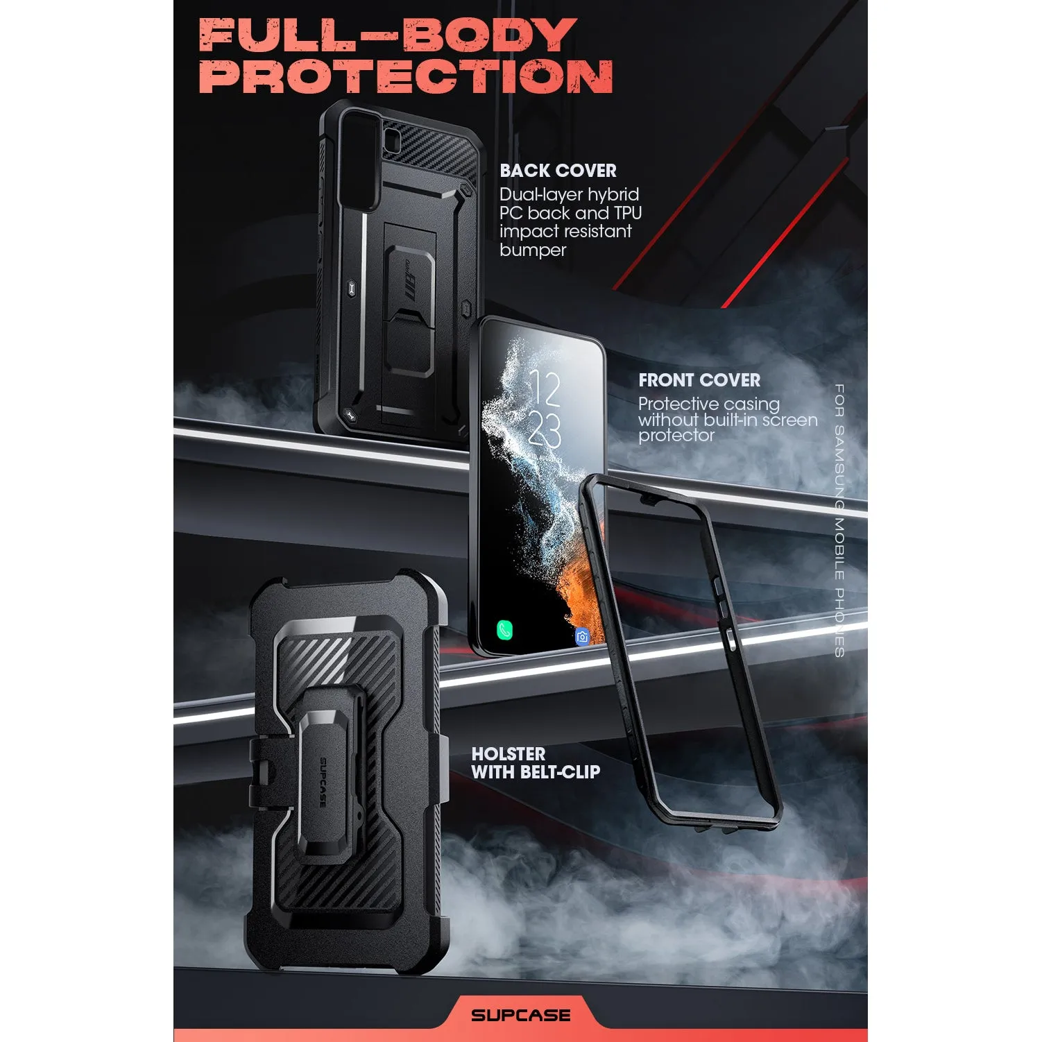 Selling Fast Galaxy S22 Plus Unicorn Beetle PRO Rugged Case-Black  Stylish & Comfortable