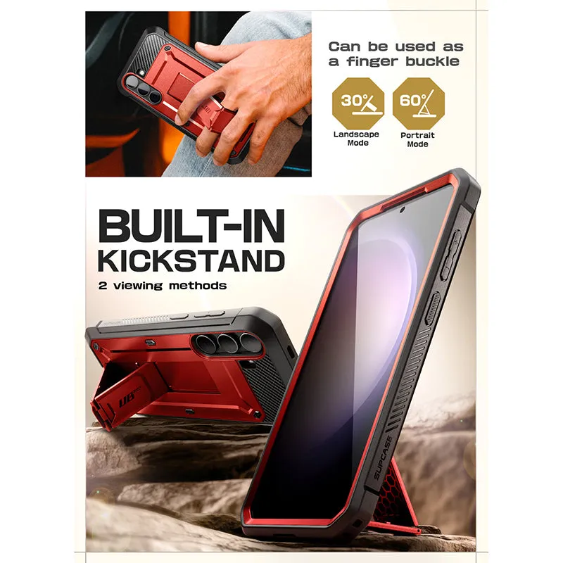Selling Fast Galaxy S24 Plus Unicorn Beetle PRO Rugged Case-Metallic Red  Last Chance!