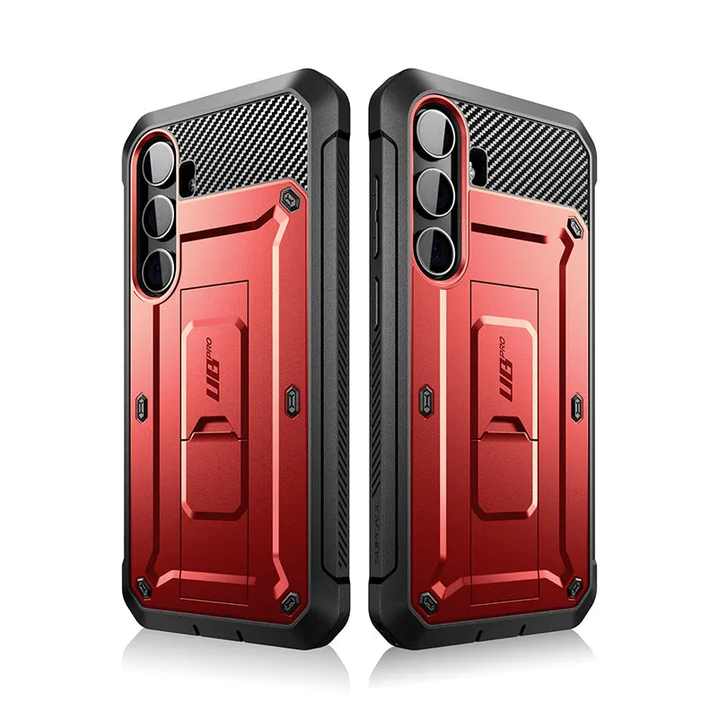 Selling Fast Galaxy S24 Plus Unicorn Beetle PRO Rugged Case-Metallic Red  Last Chance!