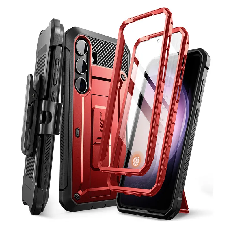 Selling Fast Galaxy S24 Plus Unicorn Beetle PRO Rugged Case-Metallic Red  Last Chance!